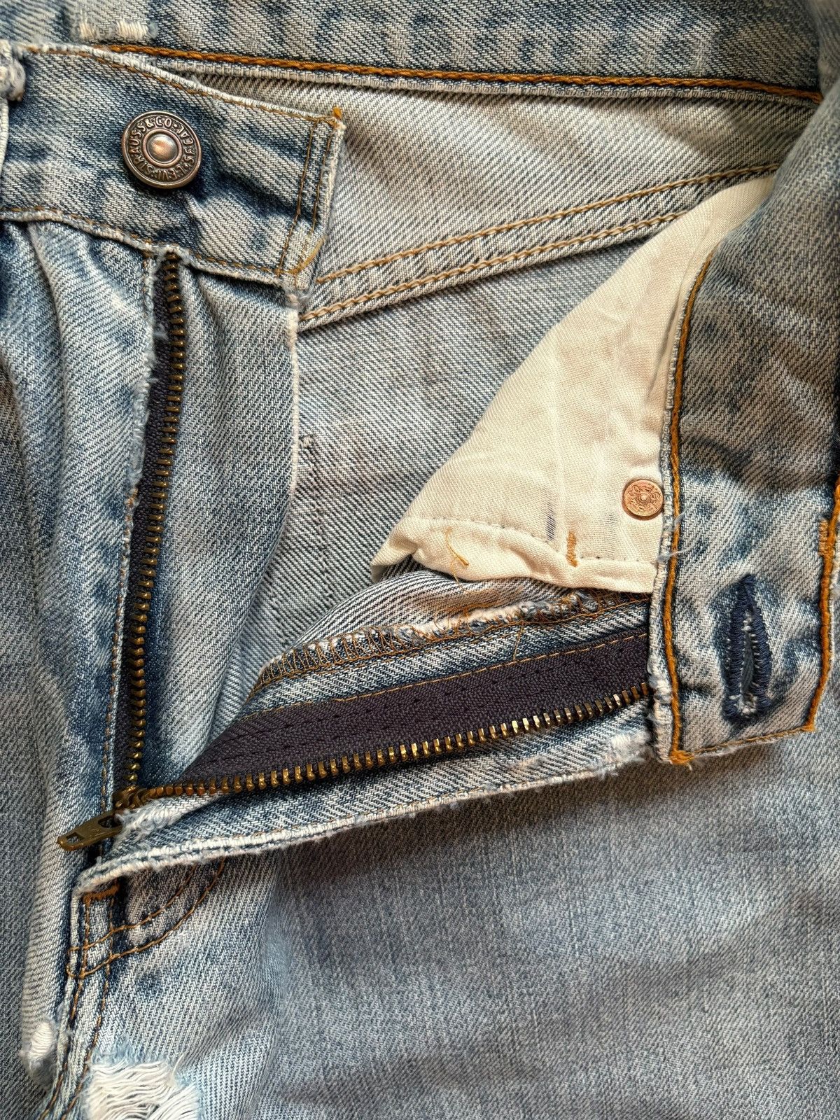 Levi's × Levi's Vintage Clothing Vintage 90s Levis 560 Blue Wash Loose Jeans Size US 26 / EU 42 - 9 Thumbnail