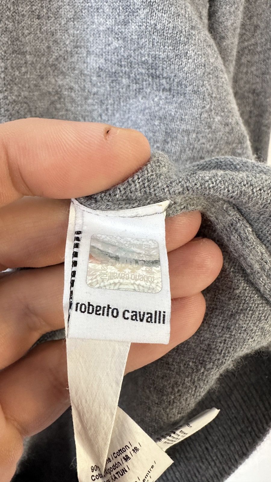 Cavalli Class Cavalli Class Crew Neck Sweater Soft Cashmere Cotton Blend Size US S / EU 44-46 / 1 - 7 Thumbnail