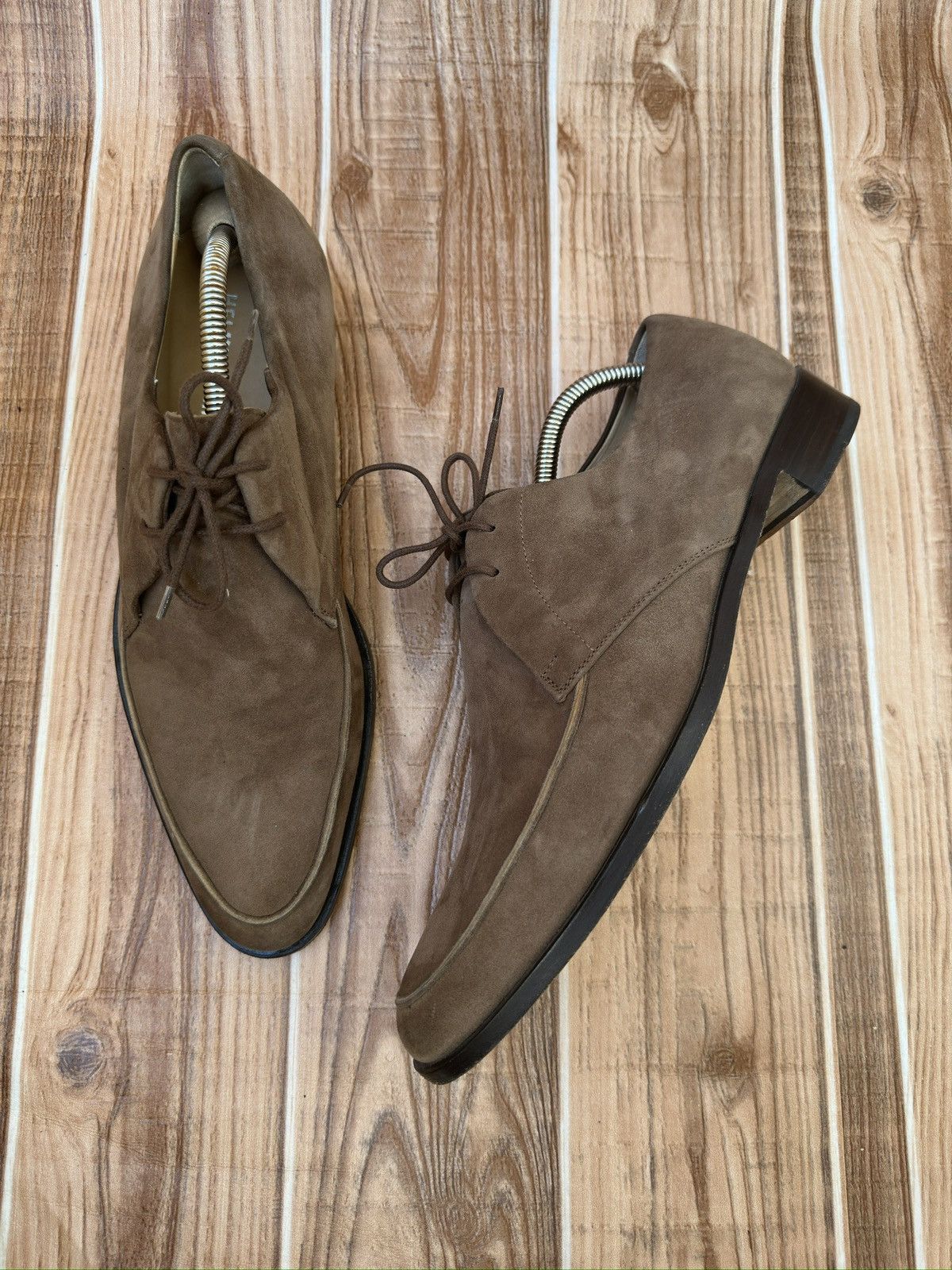 Helmut Lang × Vintage Helmut Lang Brown Derbies. Size US 9 / EU 42 - 8 Thumbnail