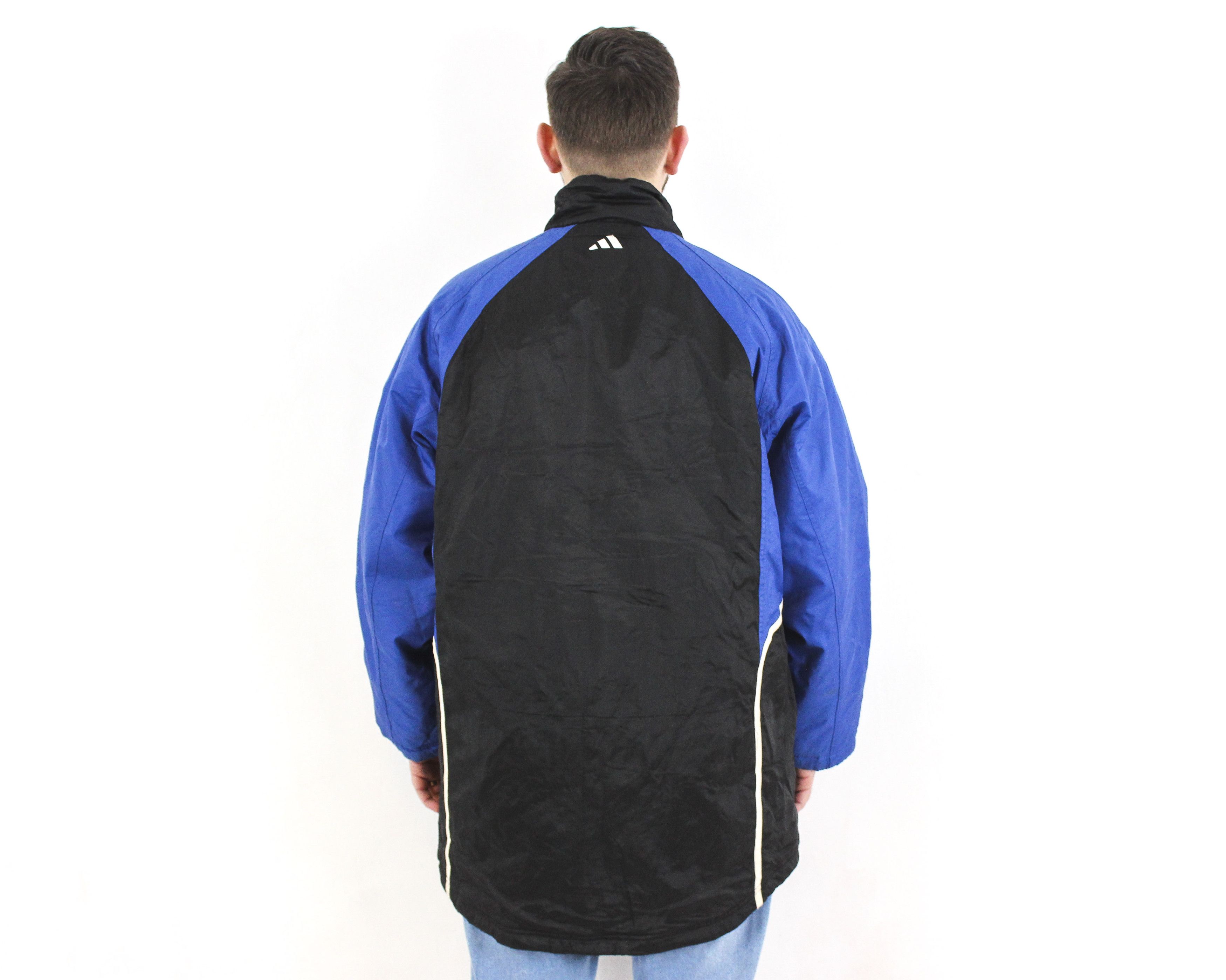 Adidas × Vintage Men L Insulated Jacket Coat Football UK 42/44 Soccer Bench Size US L / EU 52-54 / 3 - 5 Thumbnail