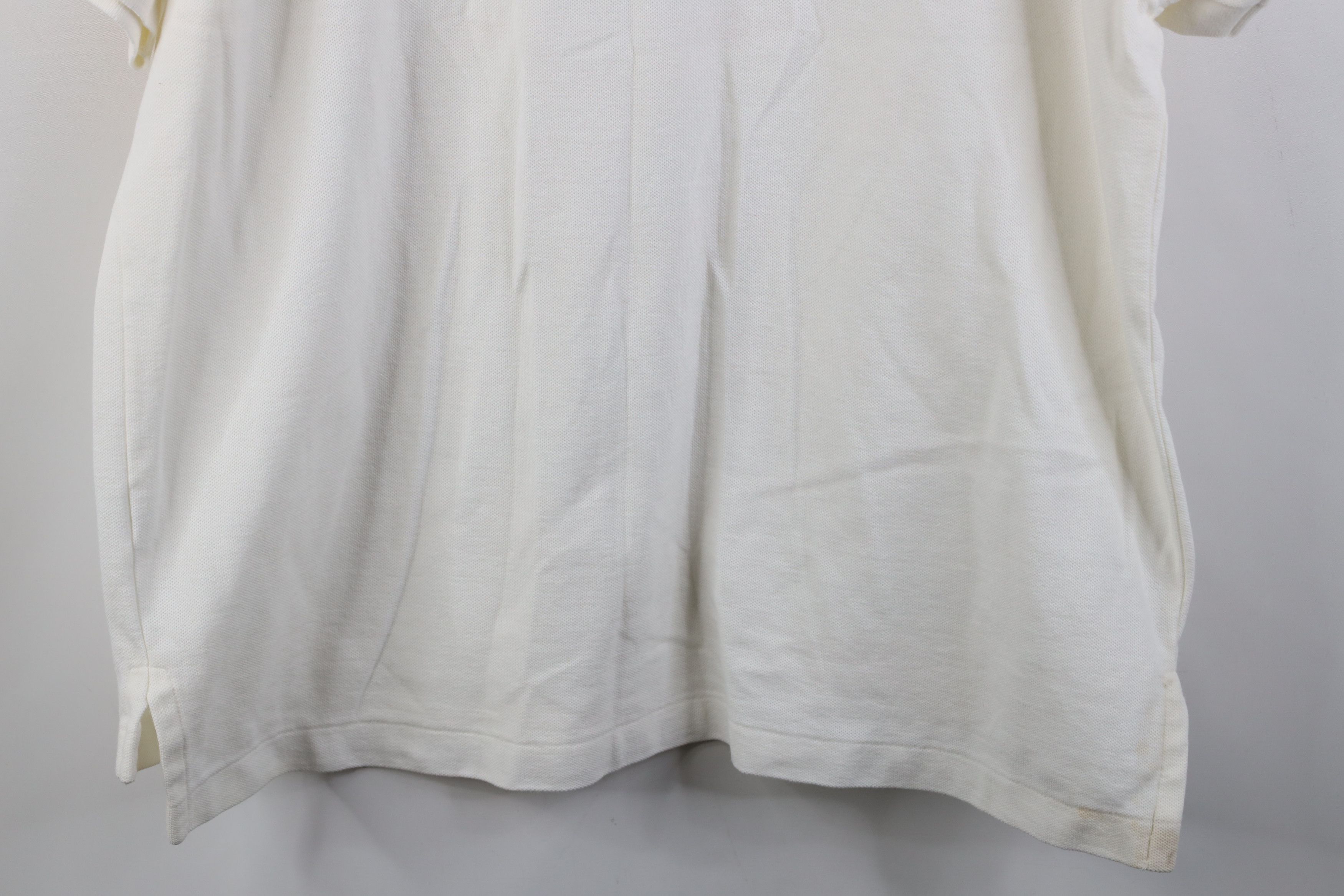 L.L. Bean Vintage 90s LL Bean Knit Collared Golf Polo White USA Size US XL / EU 56 / 4 - 13 Thumbnail