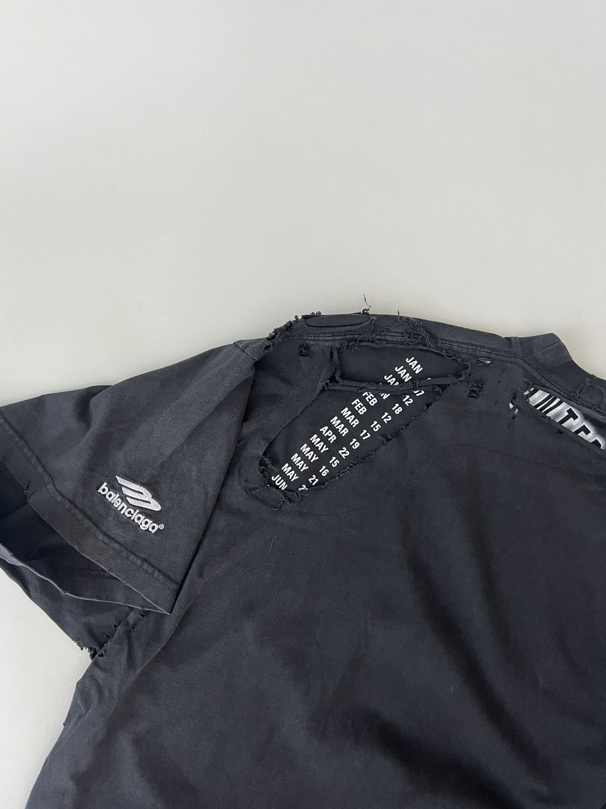 Balenciaga Balenciaga 3B Sports Icon Repaired T-Shirt Vintage Jersey Size US S / EU 44-46 / 1 - 6 Thumbnail