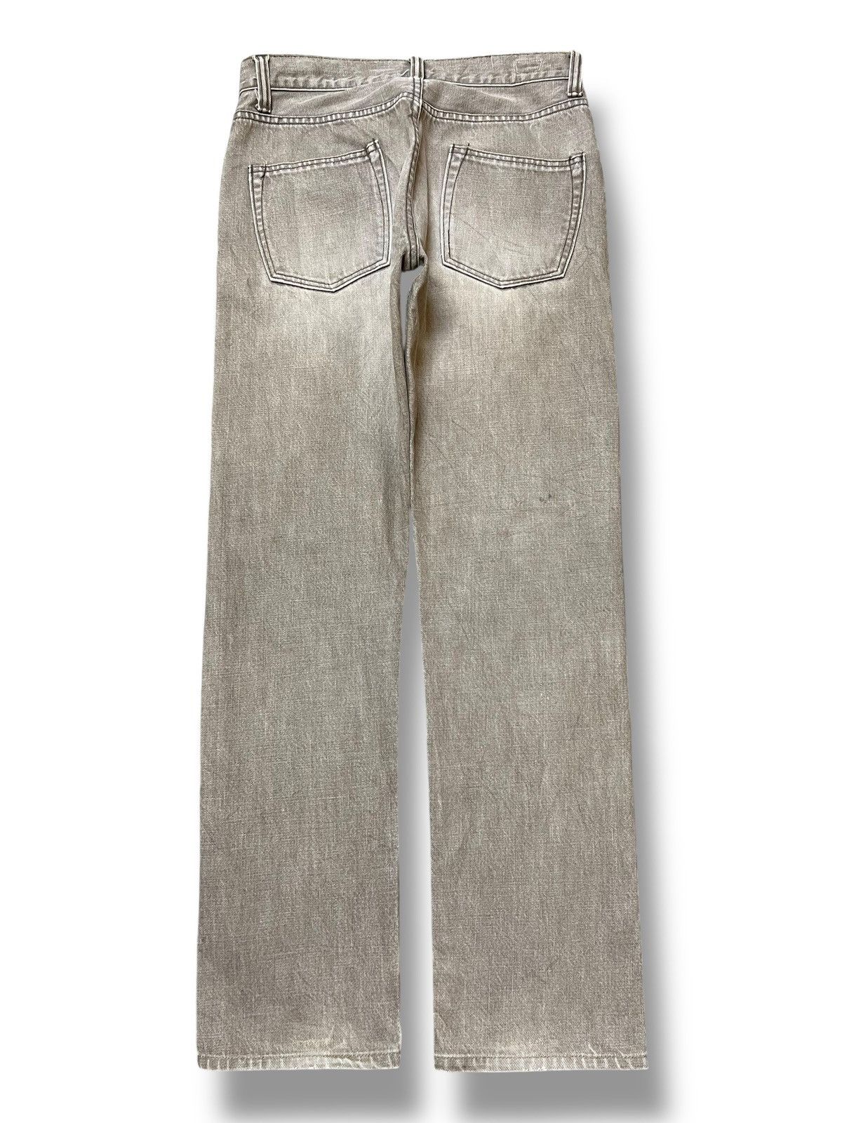 Big John Vintage Quadro+Phenia Big John Japan - Distressed Denim Size US 29 - 3 Thumbnail