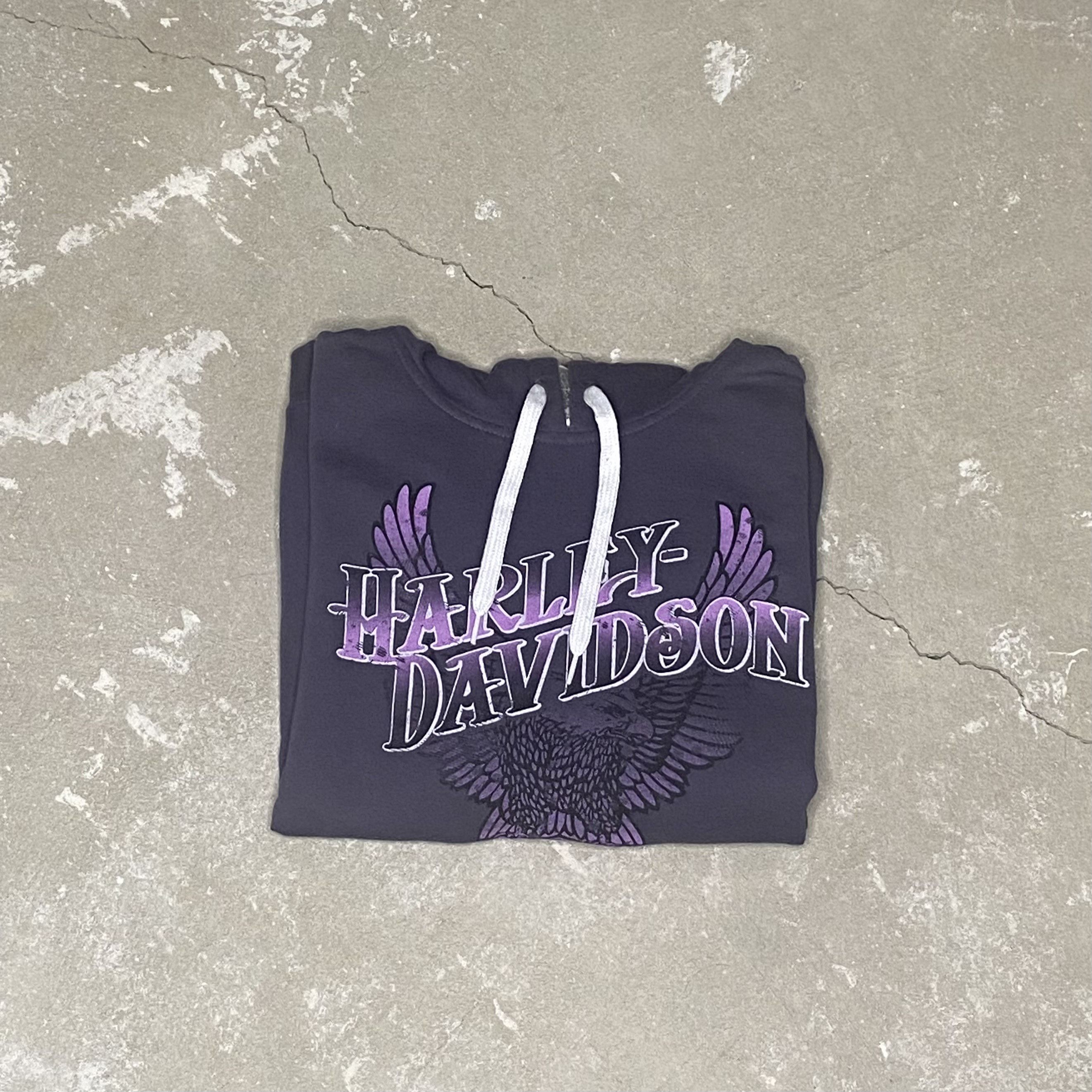 Harley Davidson Harley Davidson Purple Pullover Hoodie Size M / US 6-8 / IT 42-44 - 3 Thumbnail