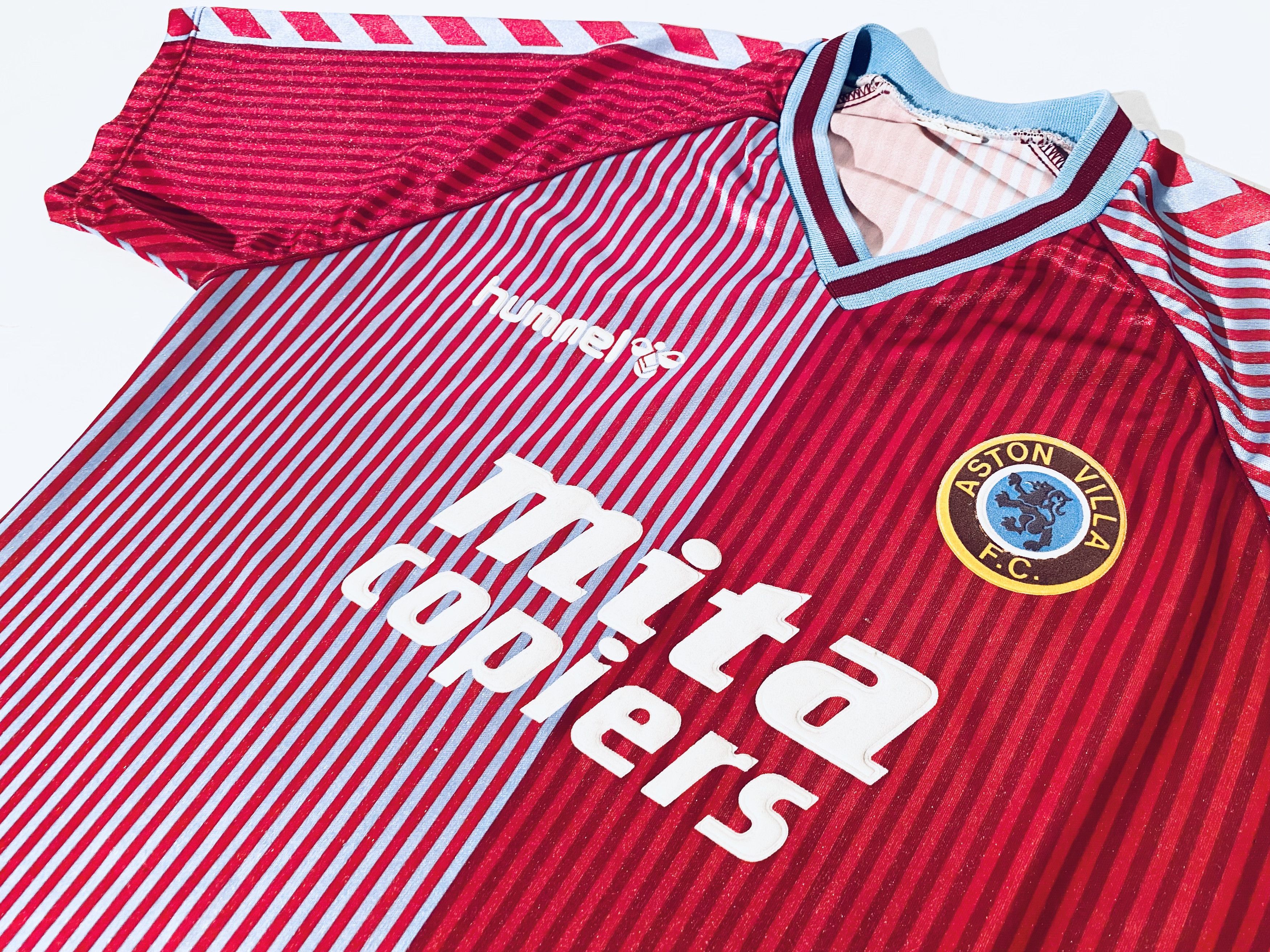Hummel Aston Villa Home Shirt 1987 - 1989 Size US M / EU 48-50 / 2 - 5 Thumbnail
