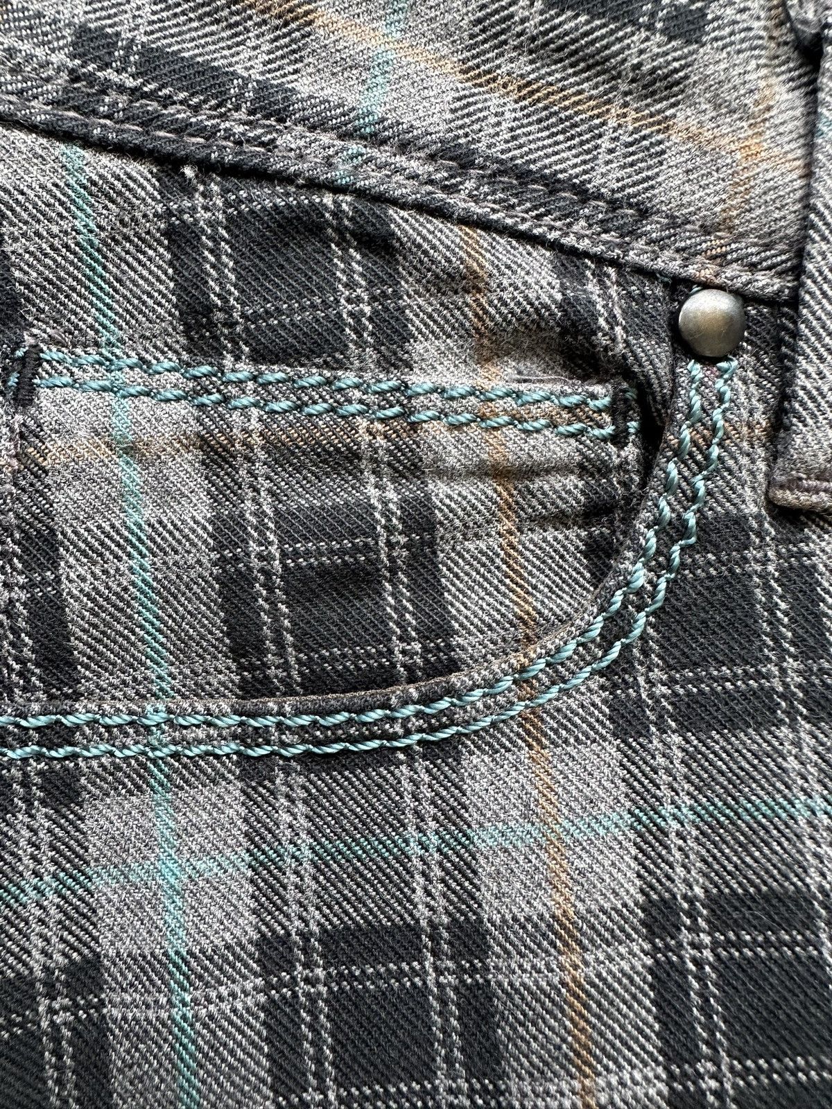Japanese Brand 2000's Hiromichi by Hiromichi Nakano plaid pant Size US 31 - 9 Thumbnail