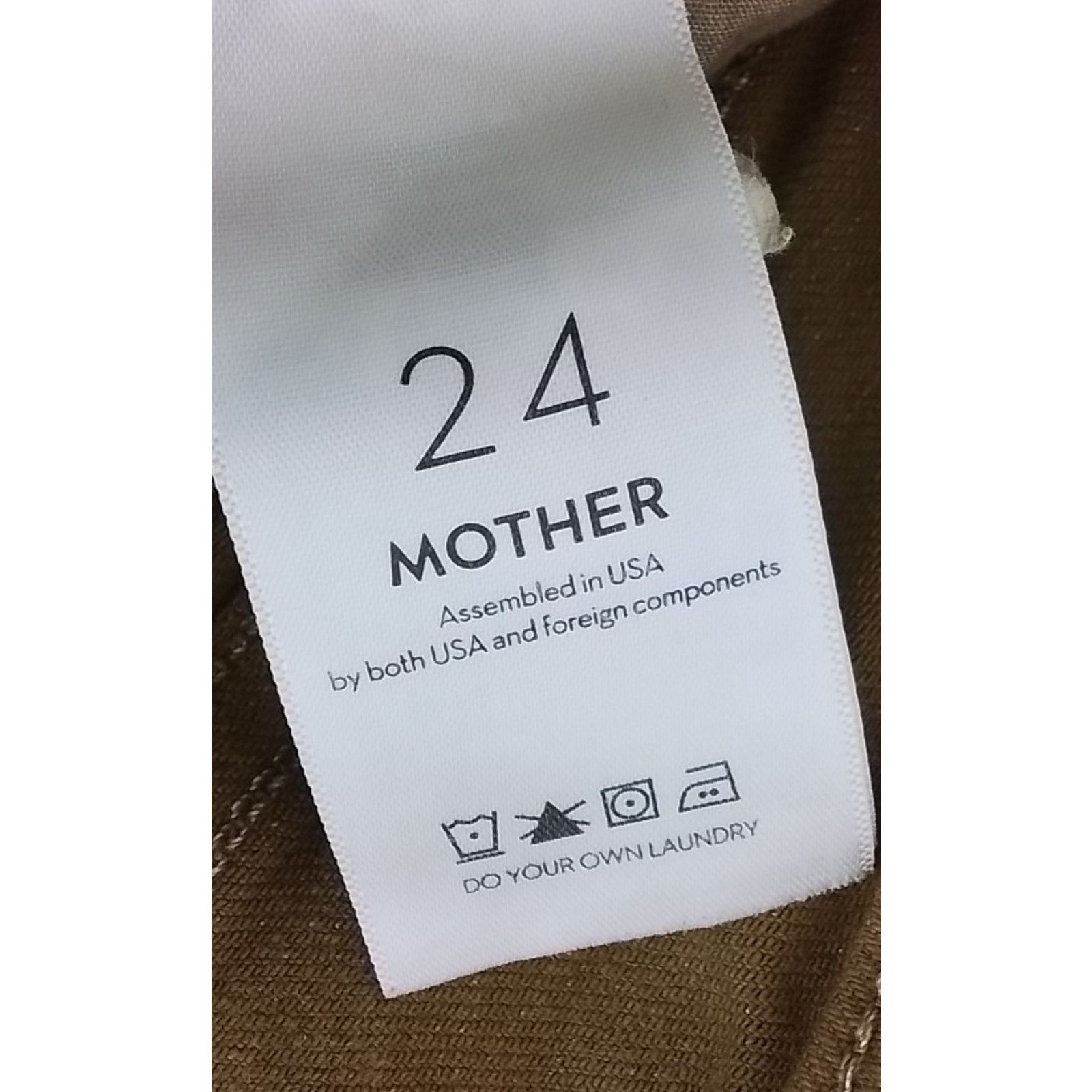 MOTHER Mother The Mid Rise Dazzler Jeans Women's 24 Brown Ankle Size 24" / US 00 / IT 34 - 6 Thumbnail
