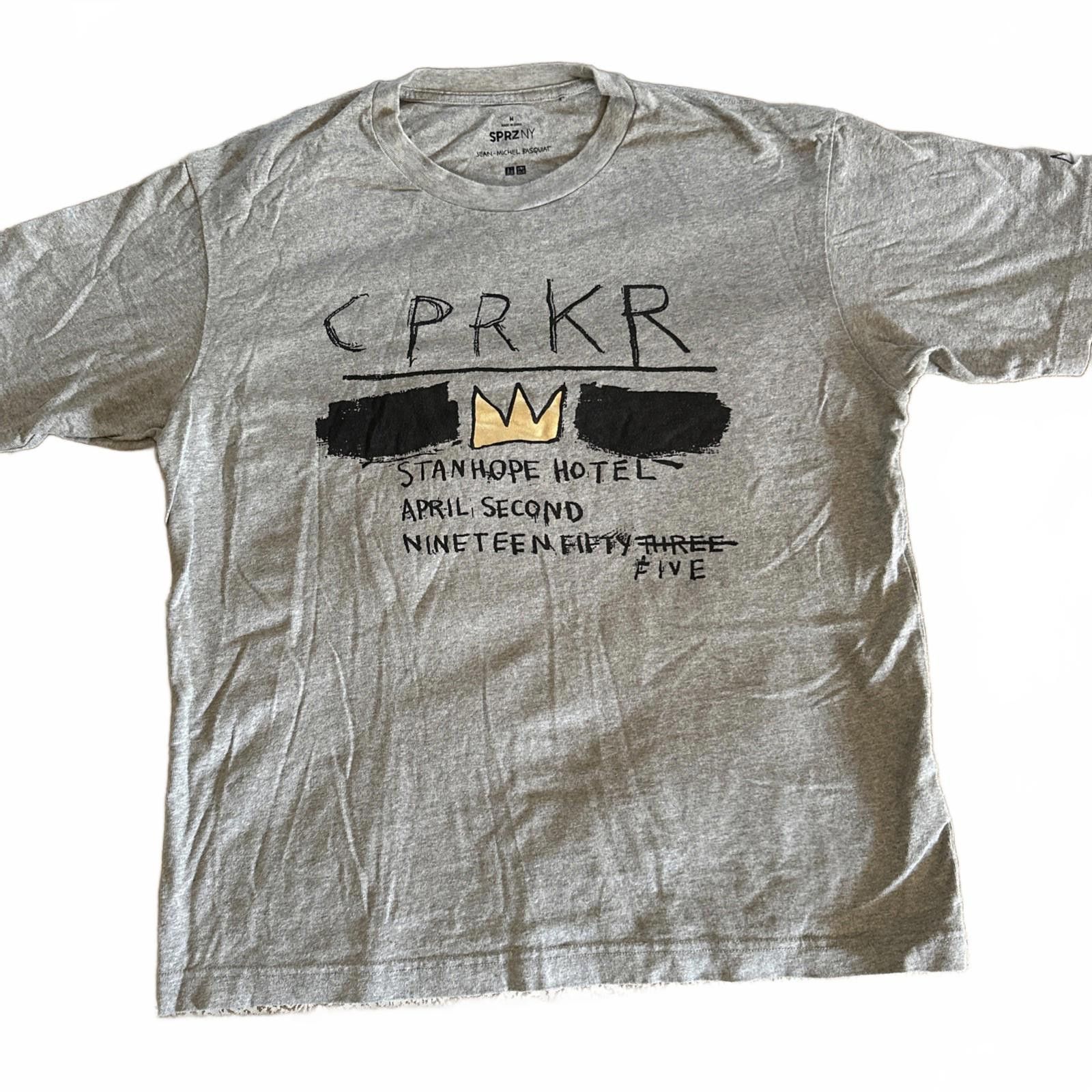 Uniqlo Uniqlo Basquiat SPRZ NY Crown Graphic Tee Medium Size US M / EU 48-50 / 2 - 1 Thumbnail