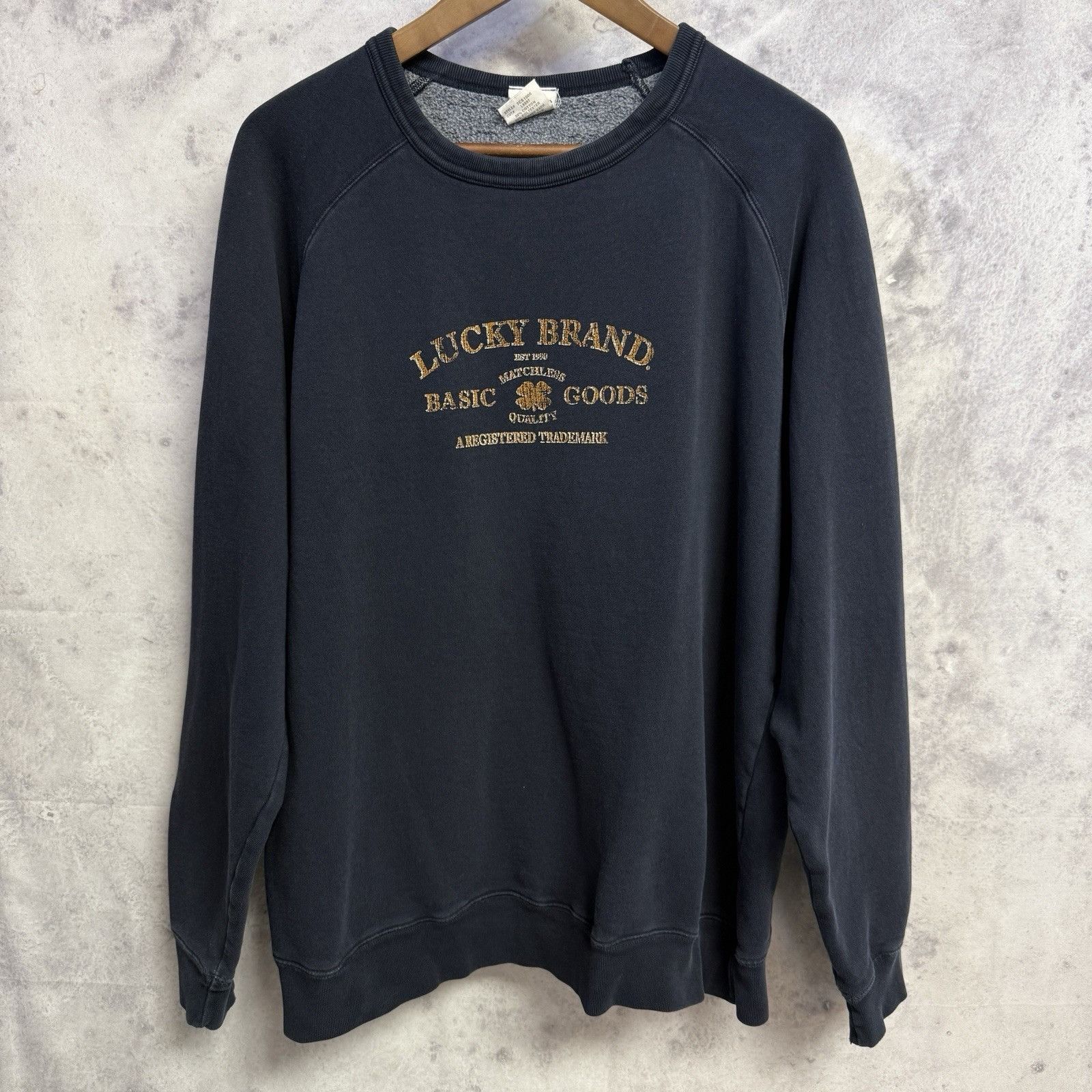Lucky Brand Vintage Lucky Brand Knit Wear Sweatshirt Adult Medium Blue Size US M / EU 48-50 / 2 - 2 Thumbnail