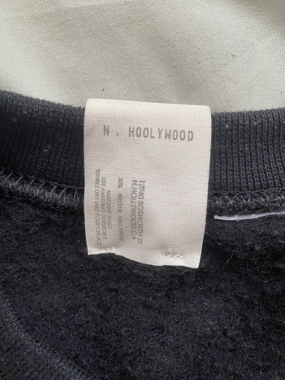 Japanese Brand × N.Hoolywood N.hoolywood black sweatshirt Size US S / EU 44-46 / 1 - 4 Thumbnail