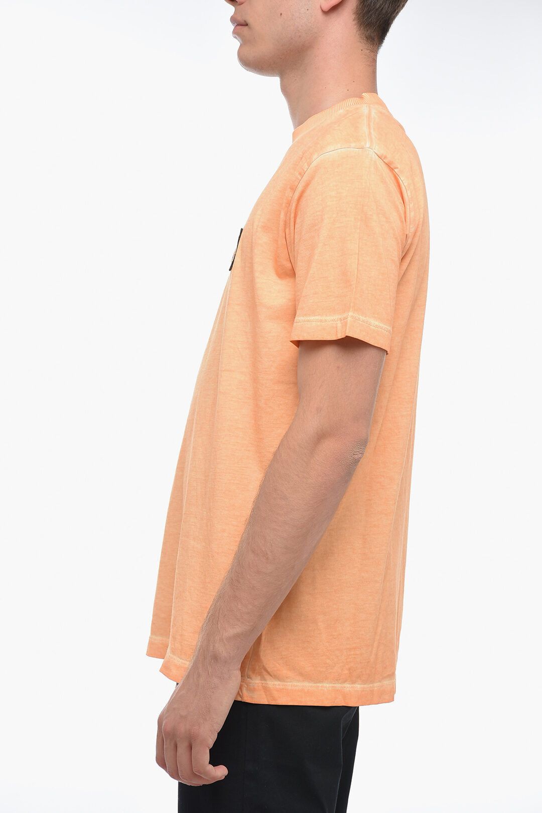 Marcelo Burlon og1mm0824 Sunset Cross Crewneck T-Shirt in Orange Size US M / EU 48-50 / 2 - 2 Thumbnail