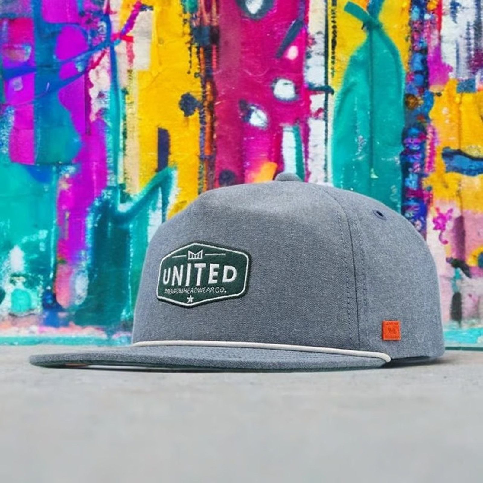 melin Melin Coronado Brick Mill “United” Chambray Classic Hat 58cm Size ONE SIZE - 16 Thumbnail