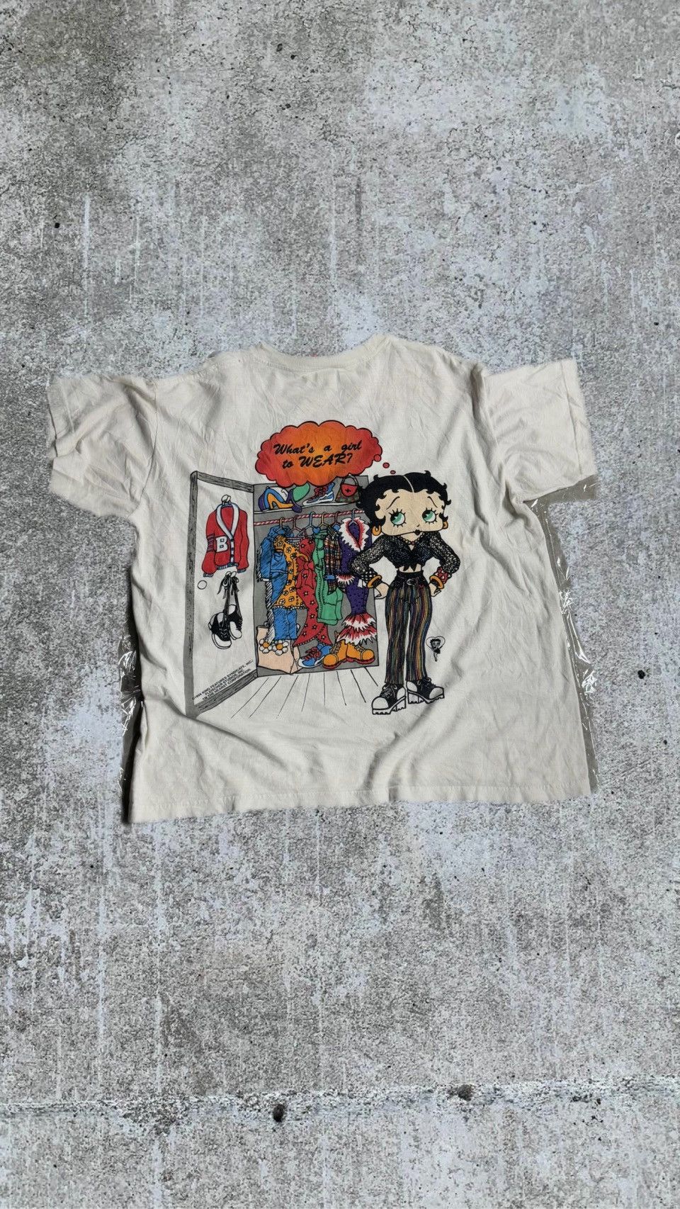 Vintage T shirt vintage cartoon betty boop super rare Size US L / EU 52-54 / 3 - 2 Thumbnail
