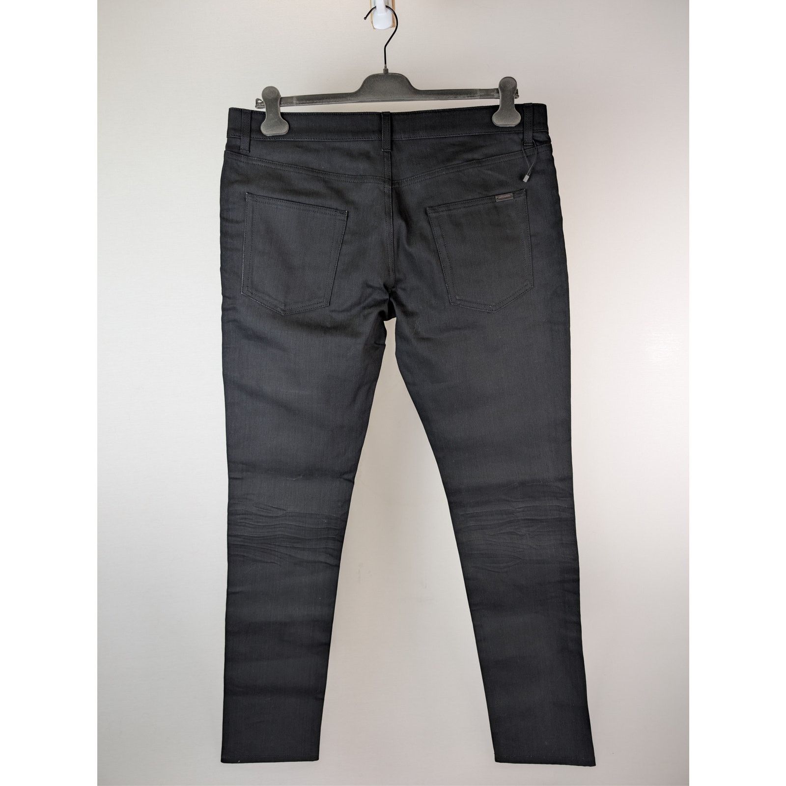 Saint Laurent Paris o1rshd1 Q:2 / Slim Fit Jean Denim in Black Size US 36 / EU 52 - 16 Thumbnail