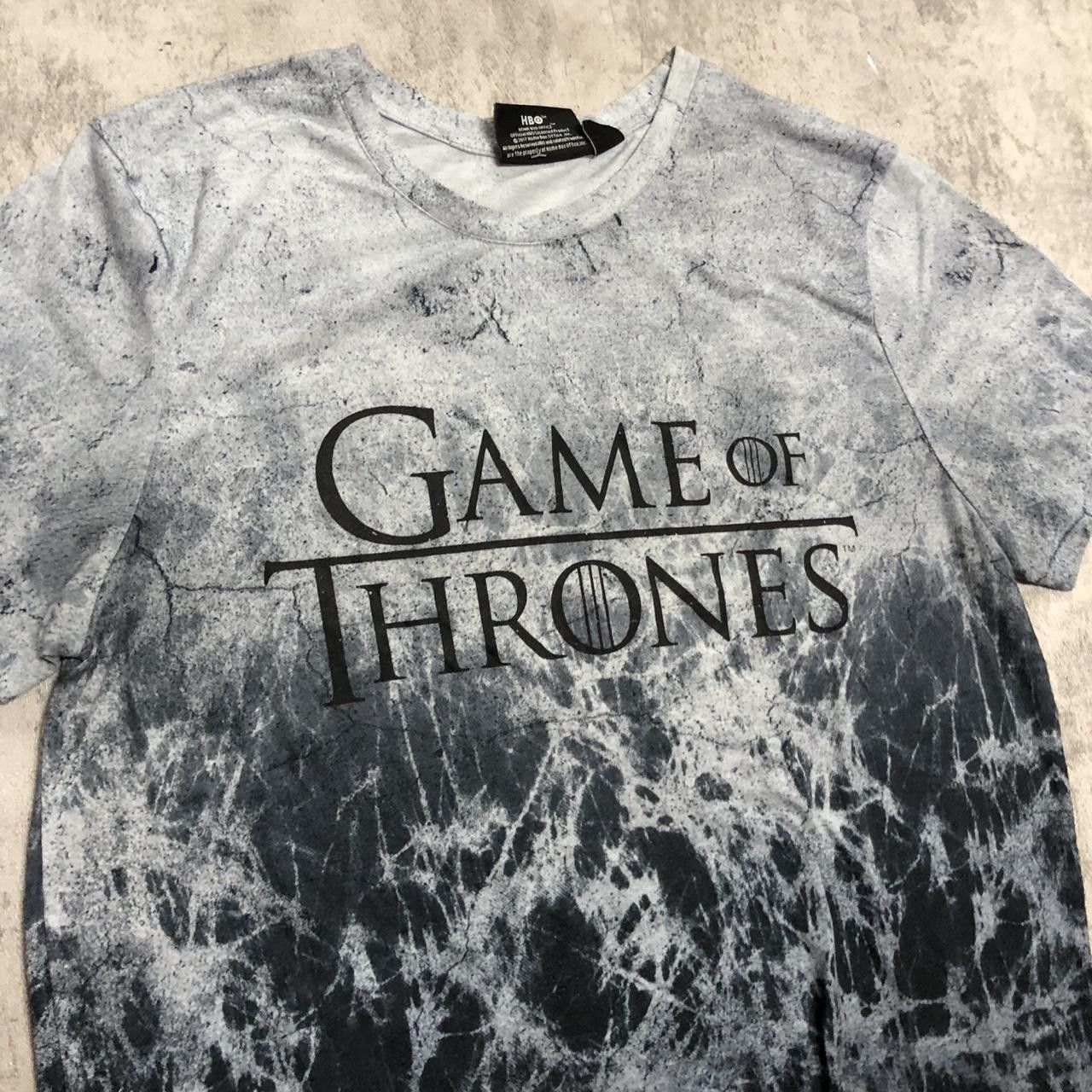 Other Grey and black Game of Thrones tie dye cotton t-shirt #GOT Size US M / EU 48-50 / 2 - 2 Thumbnail
