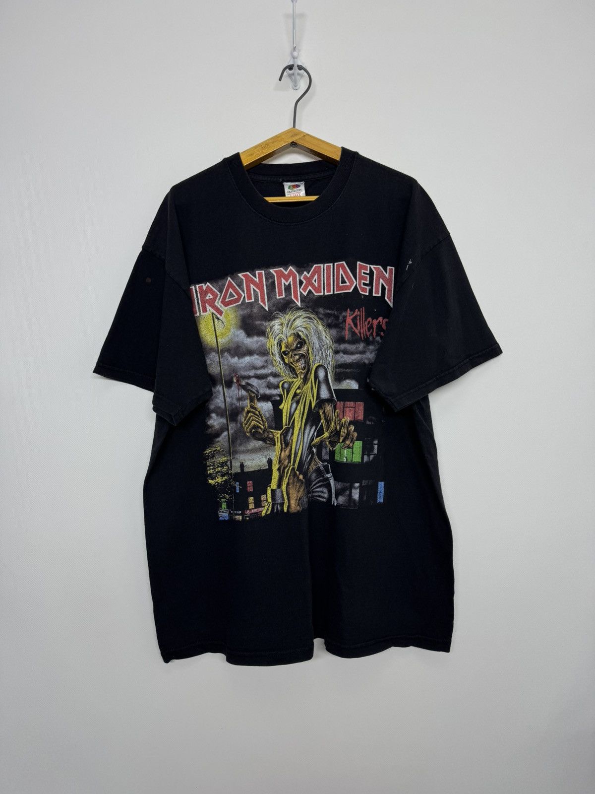 Fruit Of The Loom Iron Maiden 2010 World Tour Vintage T Shirt Size US XL / EU 56 / 4 - 2 Thumbnail
