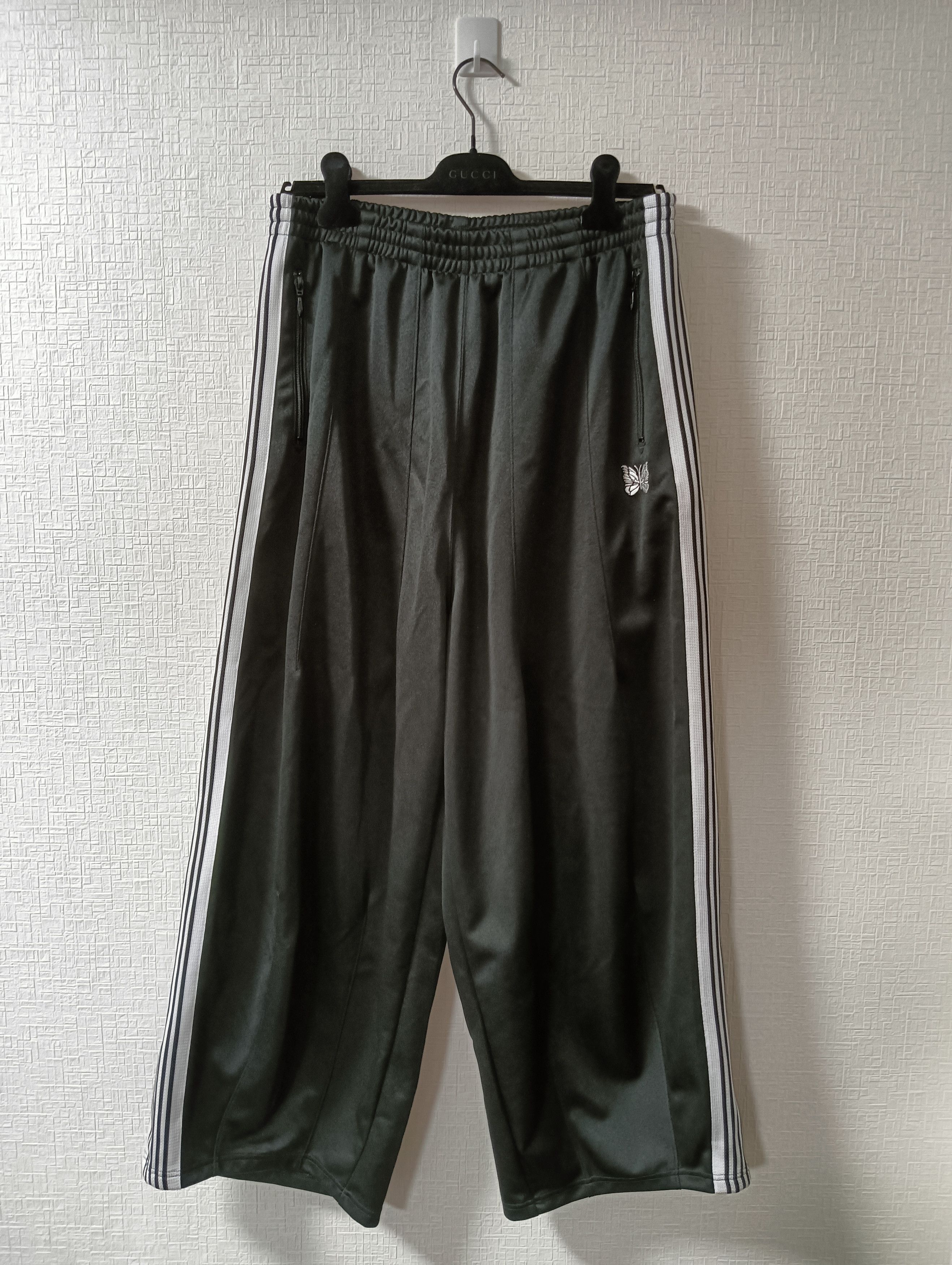 HD Track Pant – Black/Silver | Needles for Nepenthes London