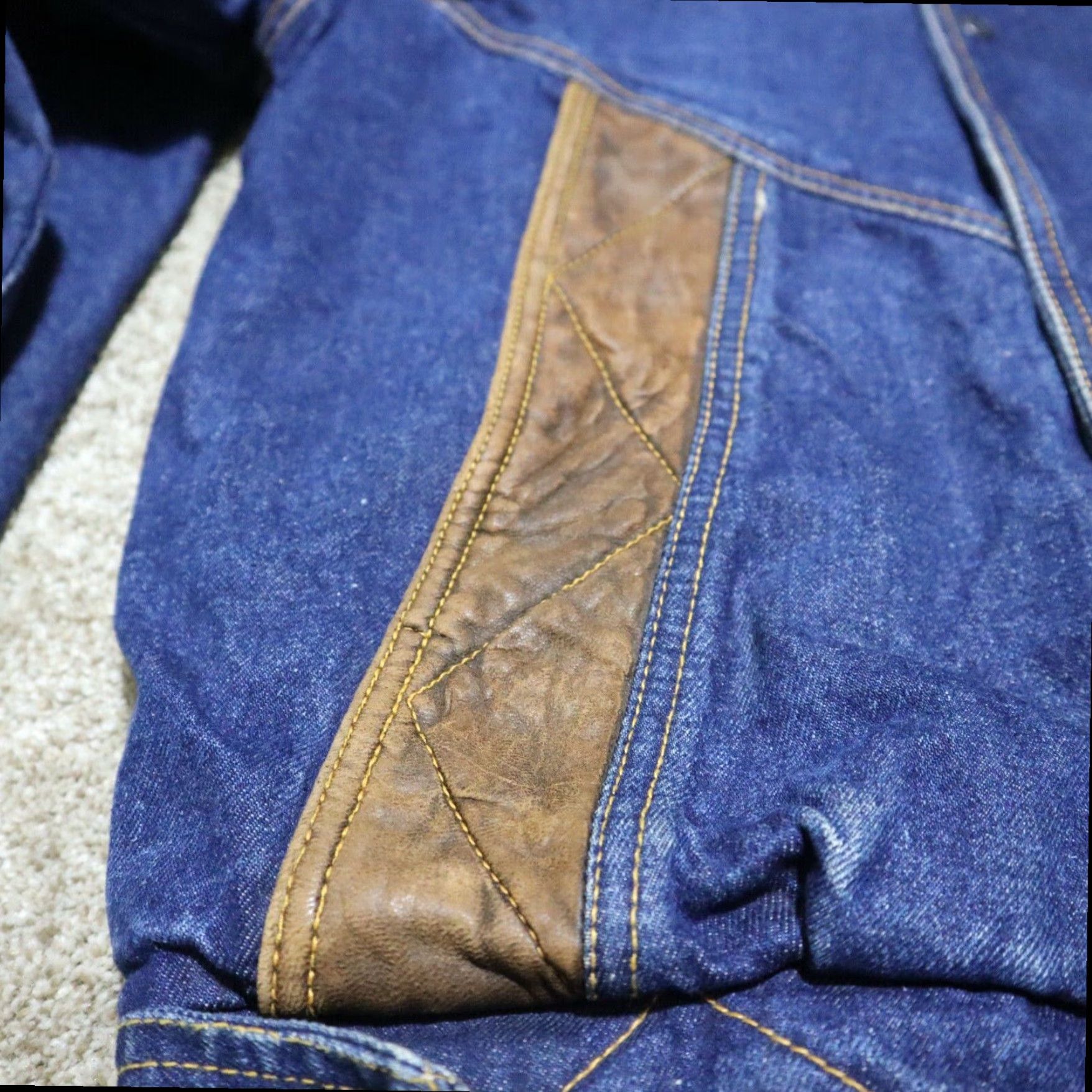 Vintage VINTAGE Canyon River Blues Denim Jacket Blue Wash Medium Unisex Adult Size US 31 - 2 Thumbnail