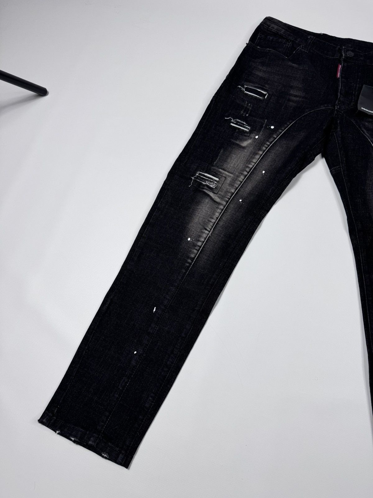Dsquared2 Dsquared2 exclusive distressed multi logo jeans pants size M Size US 32 / EU 48 - 9 Thumbnail