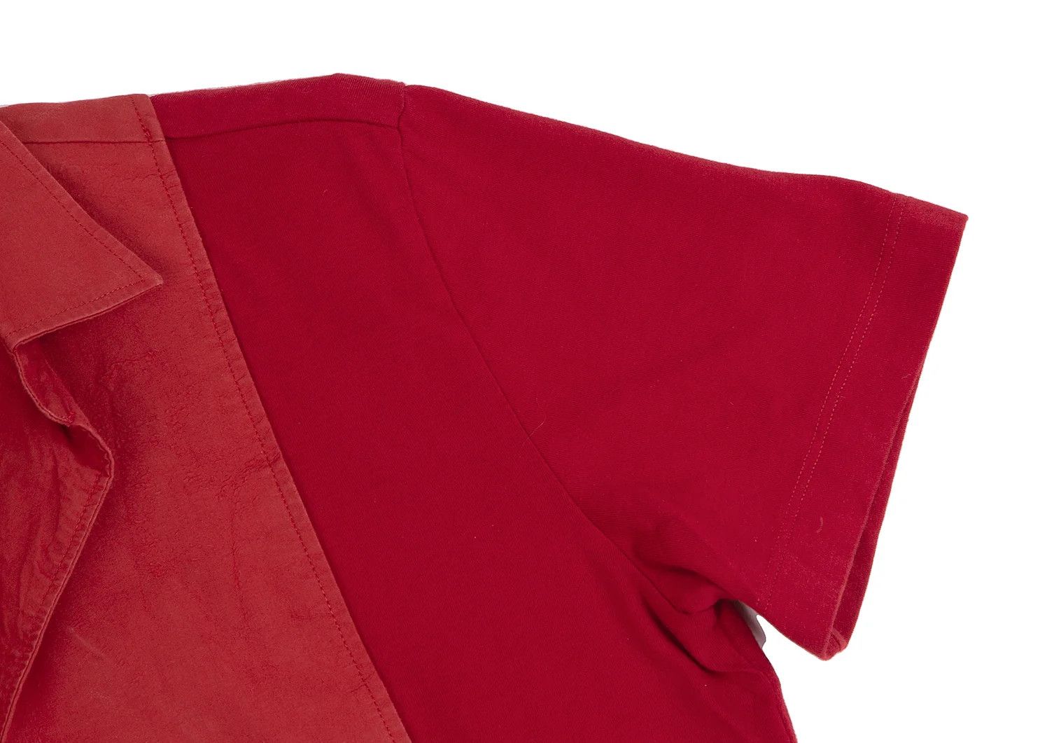 Jean Paul Gaultier Red Polo Shirt with Shirt Docking, Size S Size US S / EU 44-46 / 1 - 6 Thumbnail