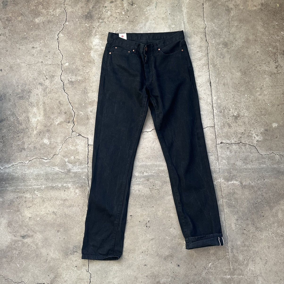 Han Kjobenhavn HAN Kjobenhavn Selvedge regular fit Japan Black Denim Size US 31 - 7 Thumbnail
