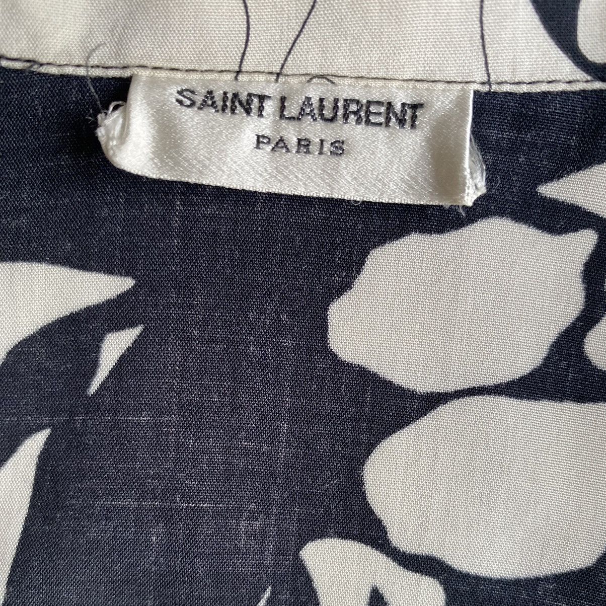 Saint Laurent Paris SS20 Saint Laurent Jungle Shark Collar Shirt Size US M / EU 48-50 / 2 - 7 Thumbnail