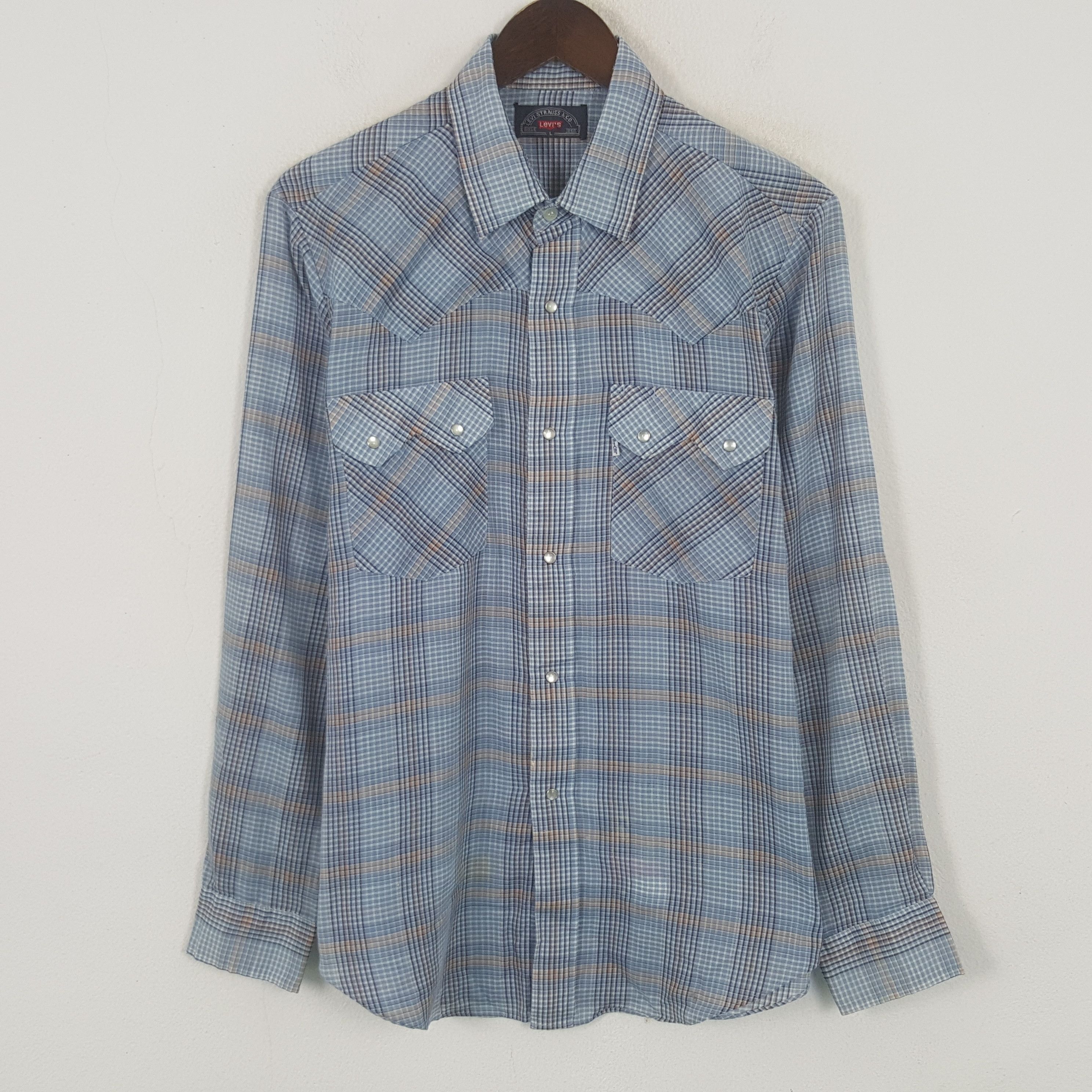 Levi's Vintage Levi's Strauss & Co Button Up Shirt Size US M / EU 48-50 / 2 - 1 Thumbnail