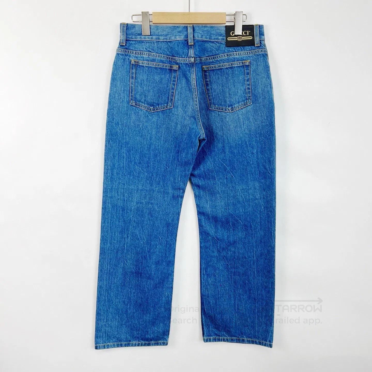 Gucci Gucci x Disney Blue Straight Wide-Leg Jeans. Size 28" / US 6 / IT 42 - 2 Thumbnail