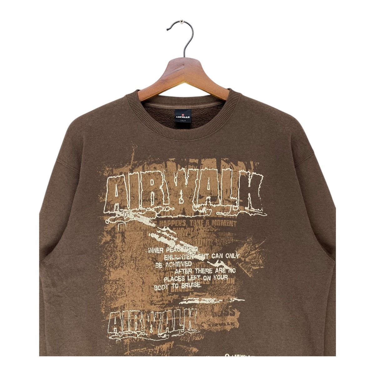 Airwalk Airwalk Sweatshirt Pullover Jumper Crewneck Size L Size US L / EU 52-54 / 3 - 2 Thumbnail
