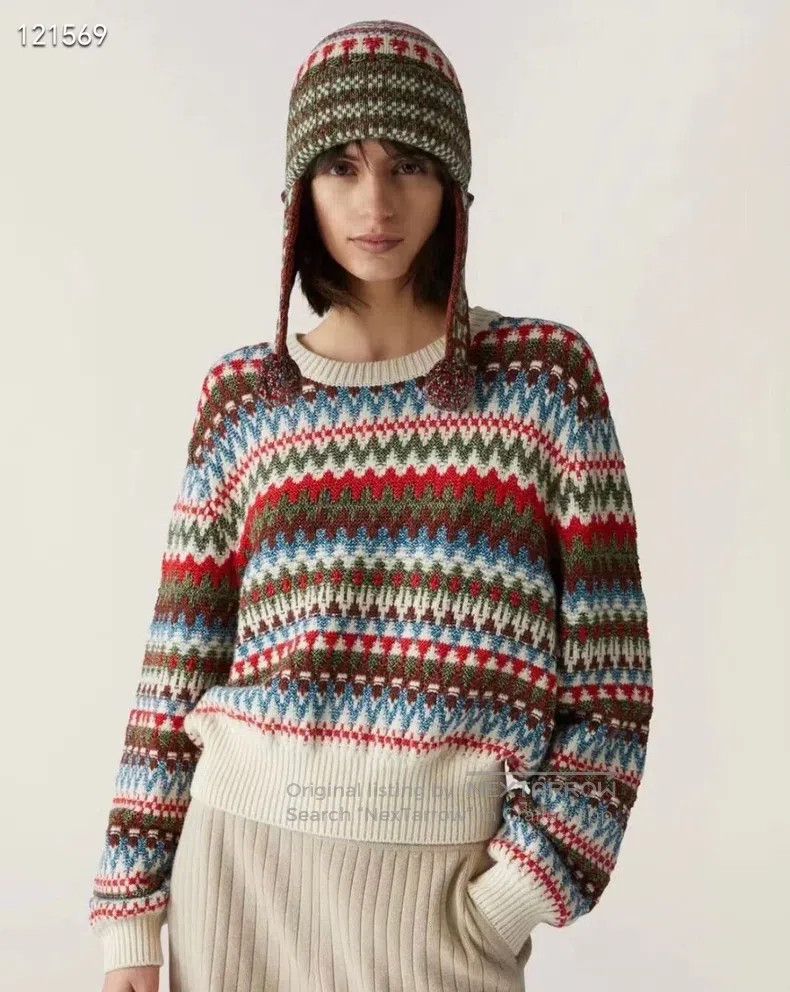 Loro Piana Loro Piana size 57 Colorful knitted beanie Size ONE SIZE - 9 Thumbnail