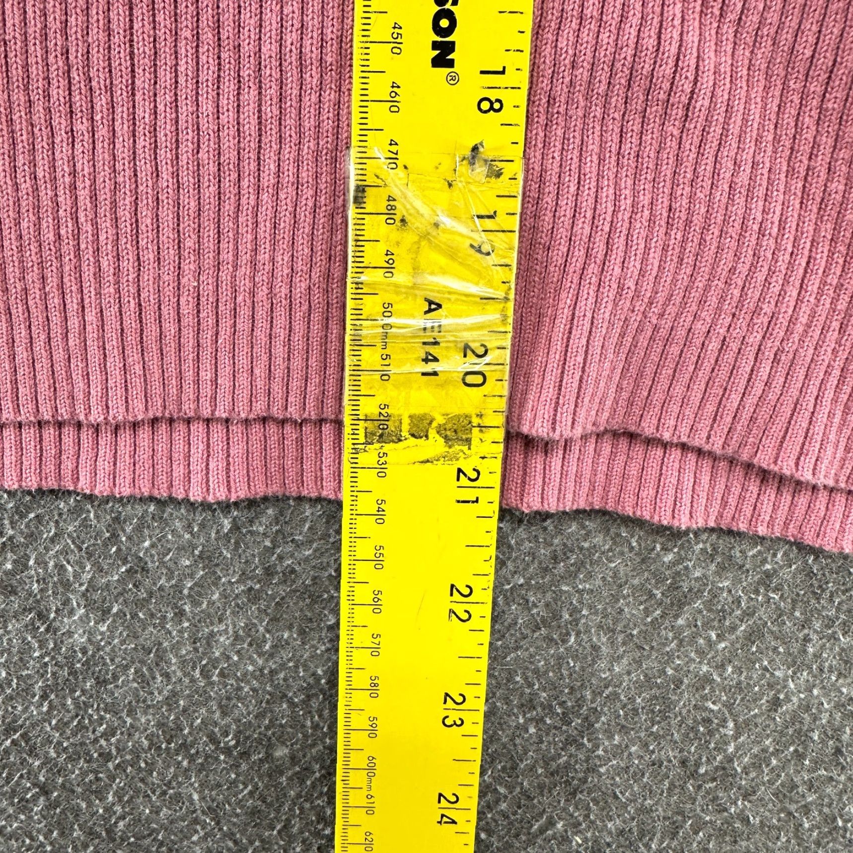 Van Heusen VINTAGE Van Heusen Sweater Women XL Pink Pullover Ribbed Knit Cotton Acrylic 90s 80s Women Pullover Knit V-Neck Size XL / US 12-14 / IT 48-50 - 7 Thumbnail