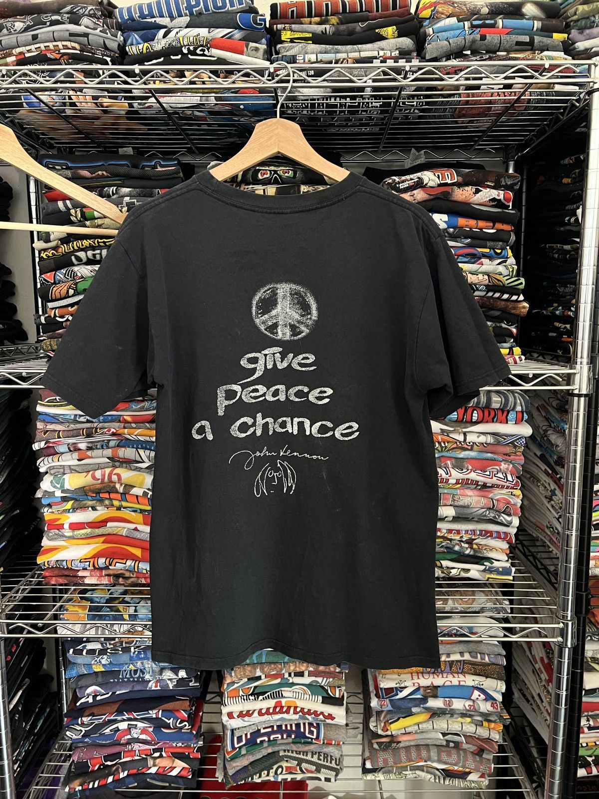 Band Tees 2000s John Lennon Imagine The Beatles Mexican Bootleg Size US M / EU 48-50 / 2 - 2 Thumbnail
