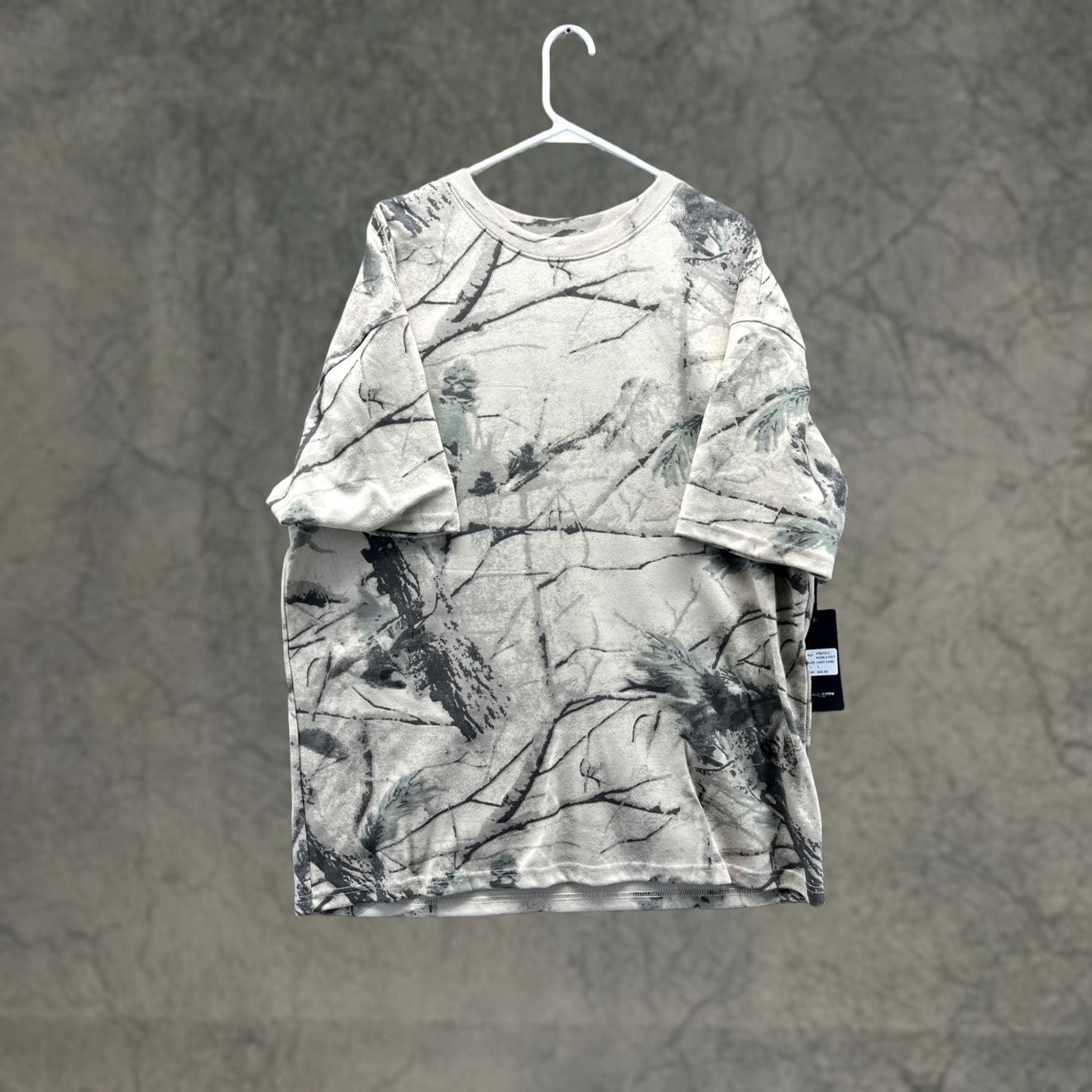 Vintage Public Supply Shirt Mens Large Beige Camo Tagless Cotton Tee Casual Regular Fit Crew Neck Shirt Size US L / EU 52-54 / 3 - 1 Thumbnail