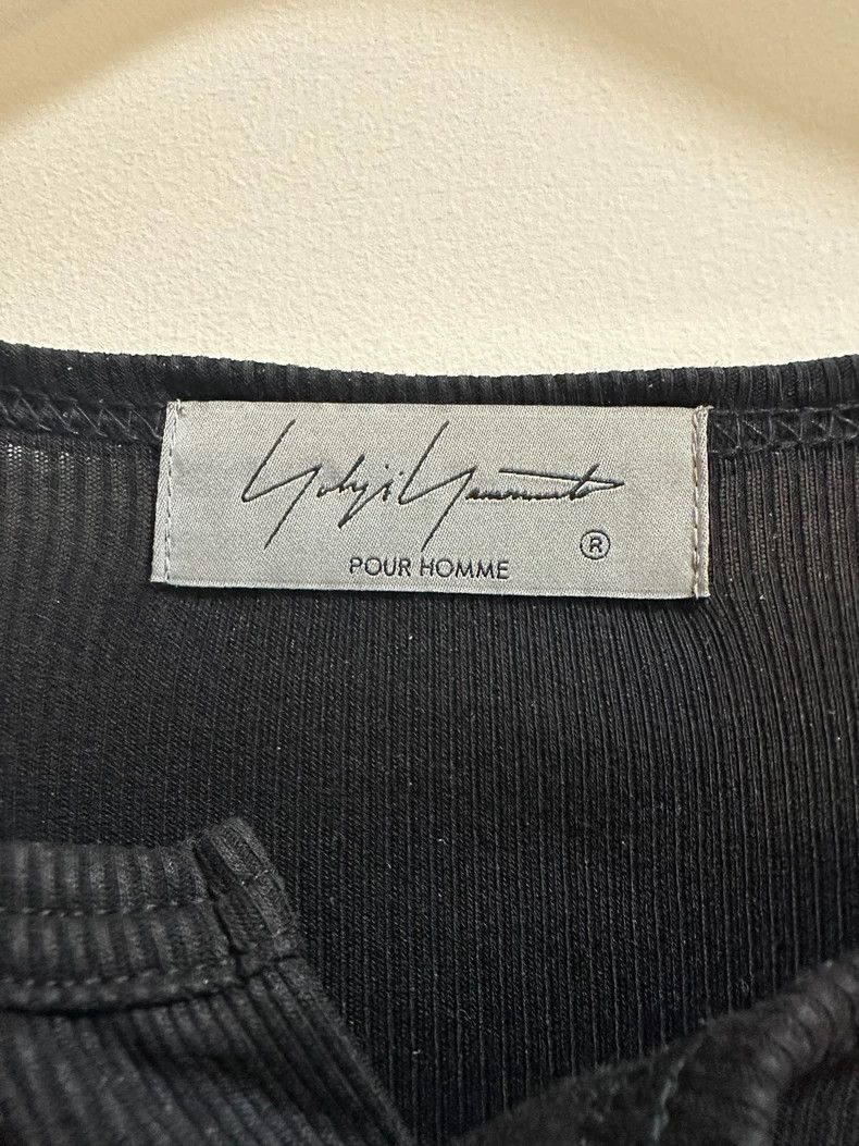Yohji Yamamoto Yohji Yamamoto black striped button design short sleeves 25 Size US L / EU 52-54 / 3 - 6 Thumbnail