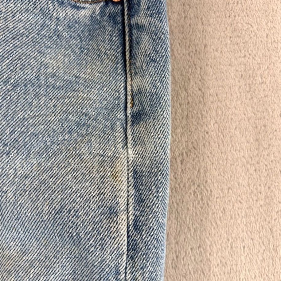 Levi's VINTAGE Levi’s 501 Jeans Button Fly Denim Men 34x29.5 Blue Fade Wash 5-Pocket Straight Mid Rise Regular Size US 34 / EU 50 - 2 Thumbnail
