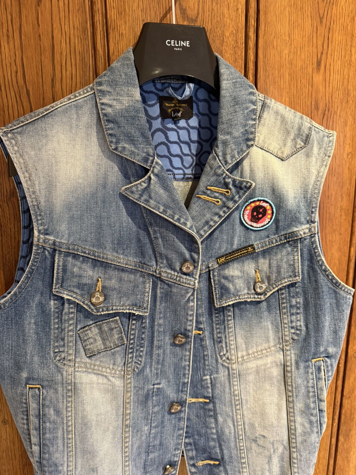 Lee × Vivienne Westwood Vivienne Westwood Anglomania seditionaries denim vest jacket Size US L / EU 52-54 / 3 - 12 Thumbnail