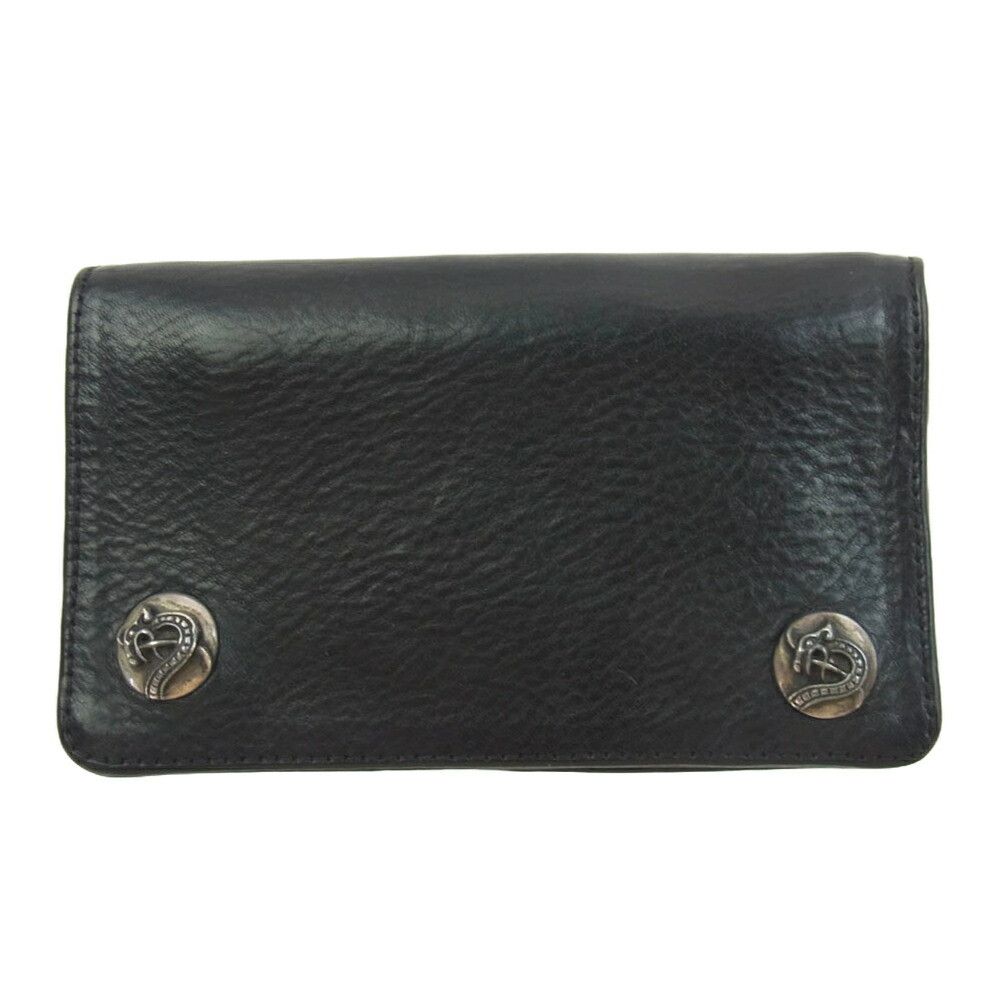 Chrome Hearts CHROME HEARTS 1 ZIP LEATHER WALLET Size ONE SIZE - 1 Thumbnail