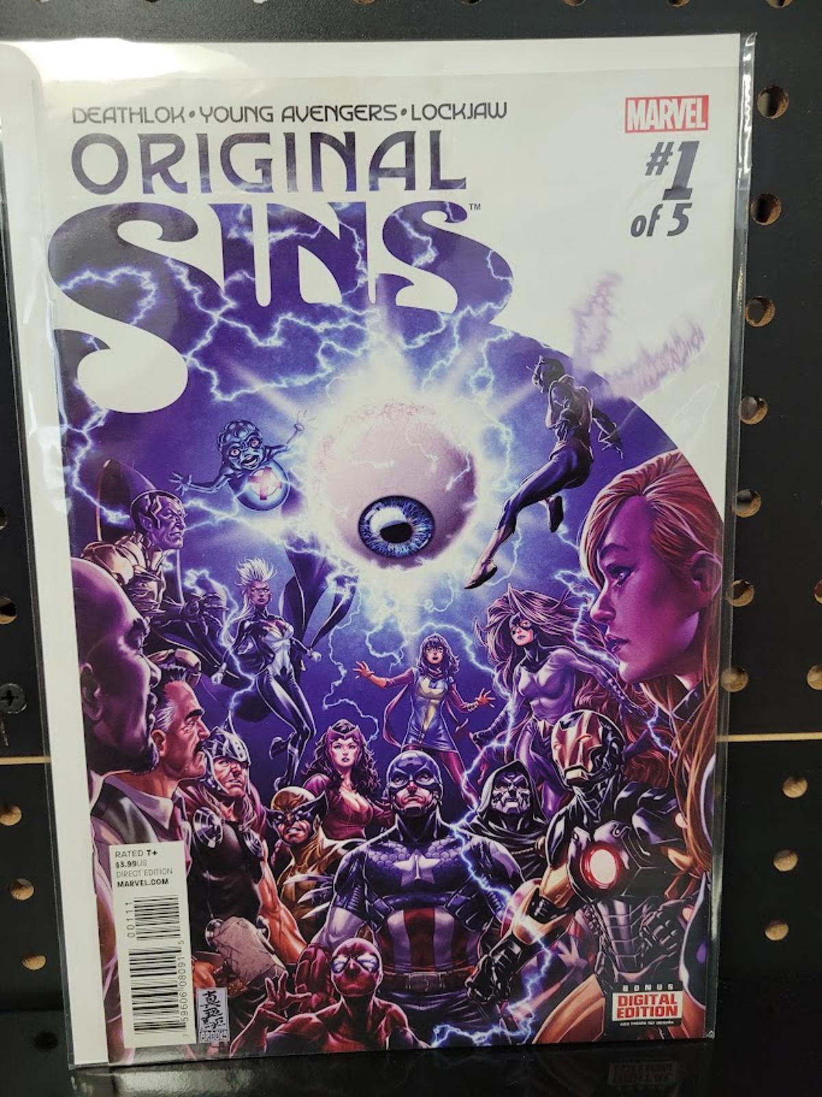 Marvel Comics Original Sins #1 (2014) Marvel - Young Avengers Deathlok Size ONE SIZE - 1 Preview