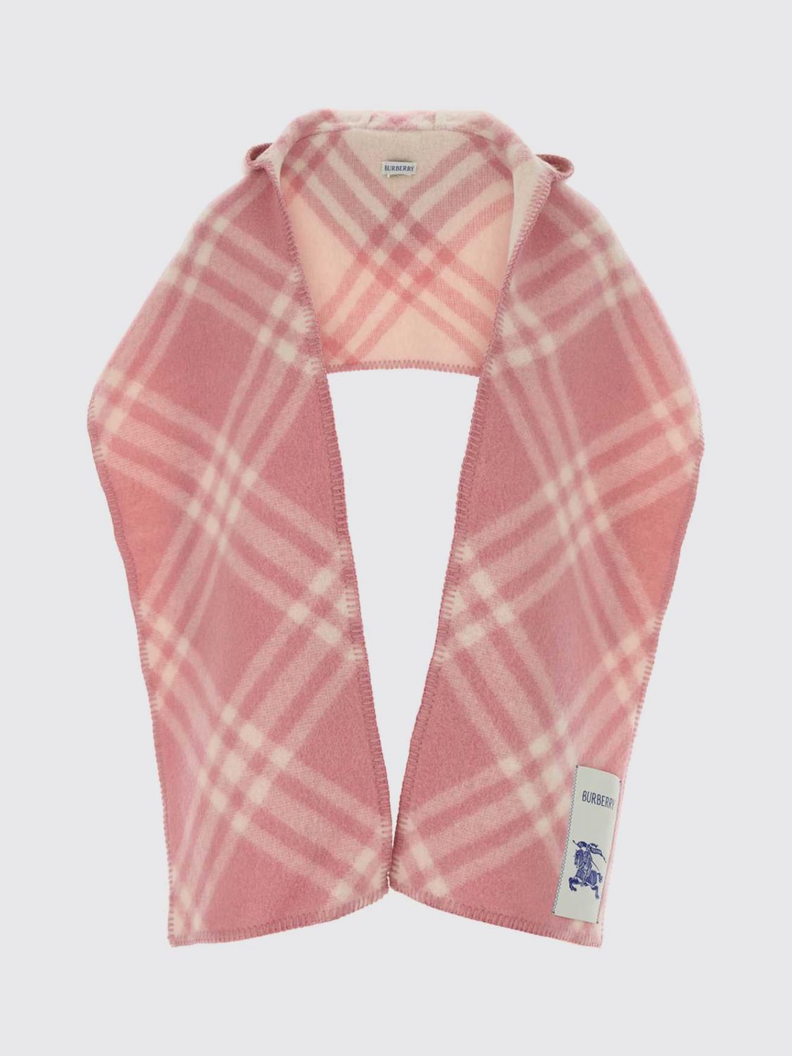 Burberry Burberry Scarf Men Pink Size ONE SIZE - 1 Thumbnail