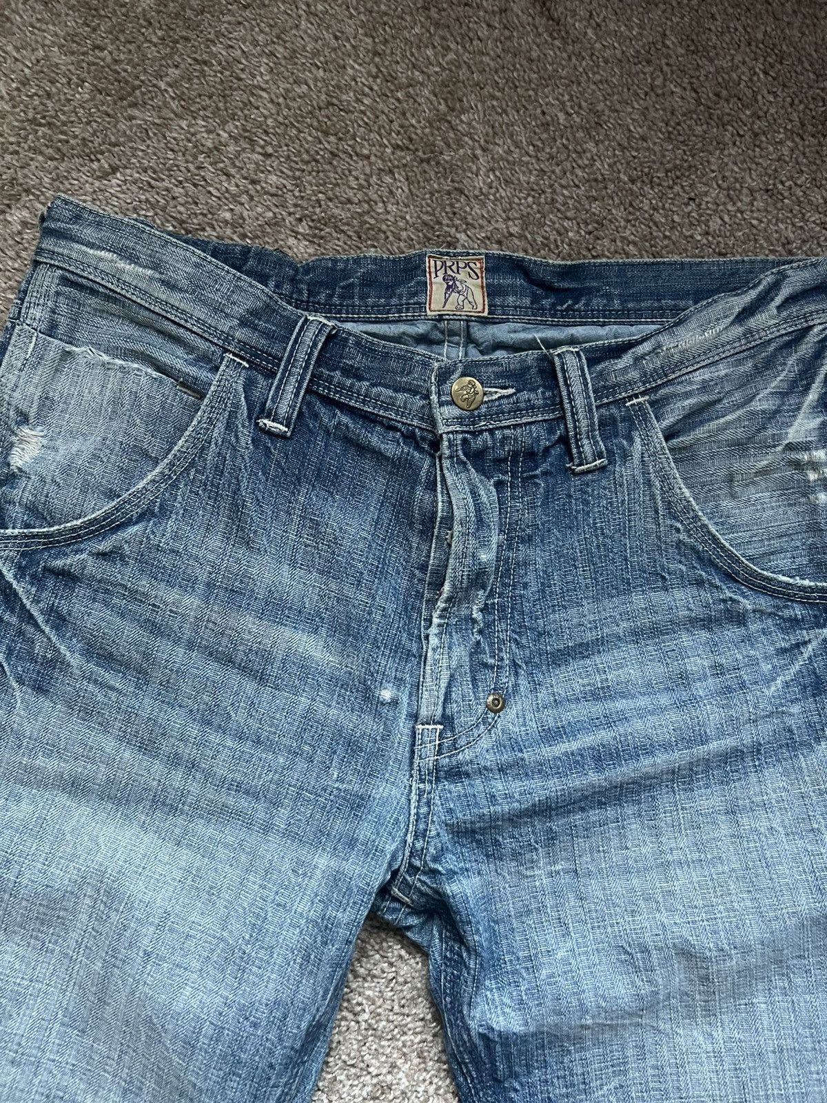 Prps Prps Denim Distressed Jeans Size US 32 / EU 48 - 6 Thumbnail