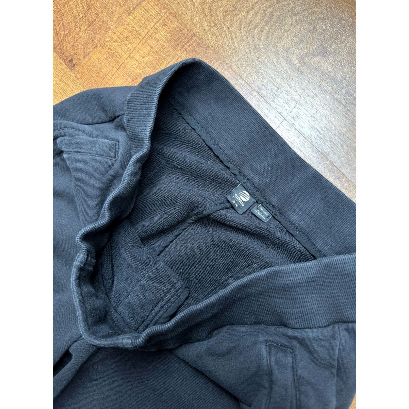 Adidas VTG Adidas SLVR Black Sweatpants Men’s 2XL Heavyweight French Terry Pockets Size US 39 - 5 Thumbnail