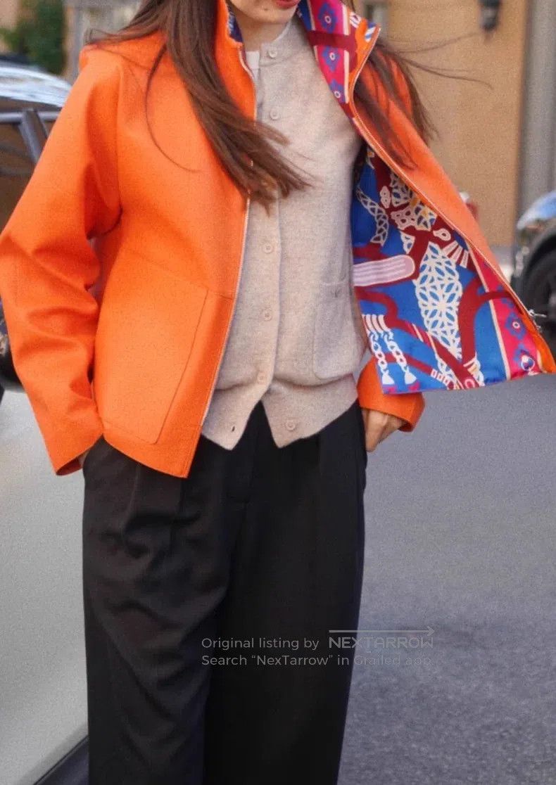 Hermes Hermes Leather Jacket Size XXS / US 00 / IT 34 - 3 Thumbnail