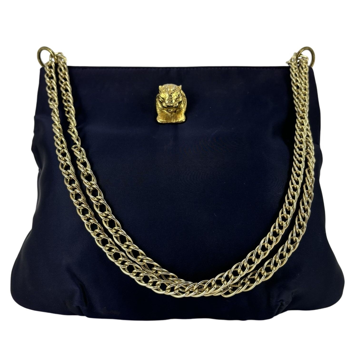 Other Vintage MidCentury Mardane Handbag Royal Blue Gold Cougar Size ONE SIZE - 2 Thumbnail