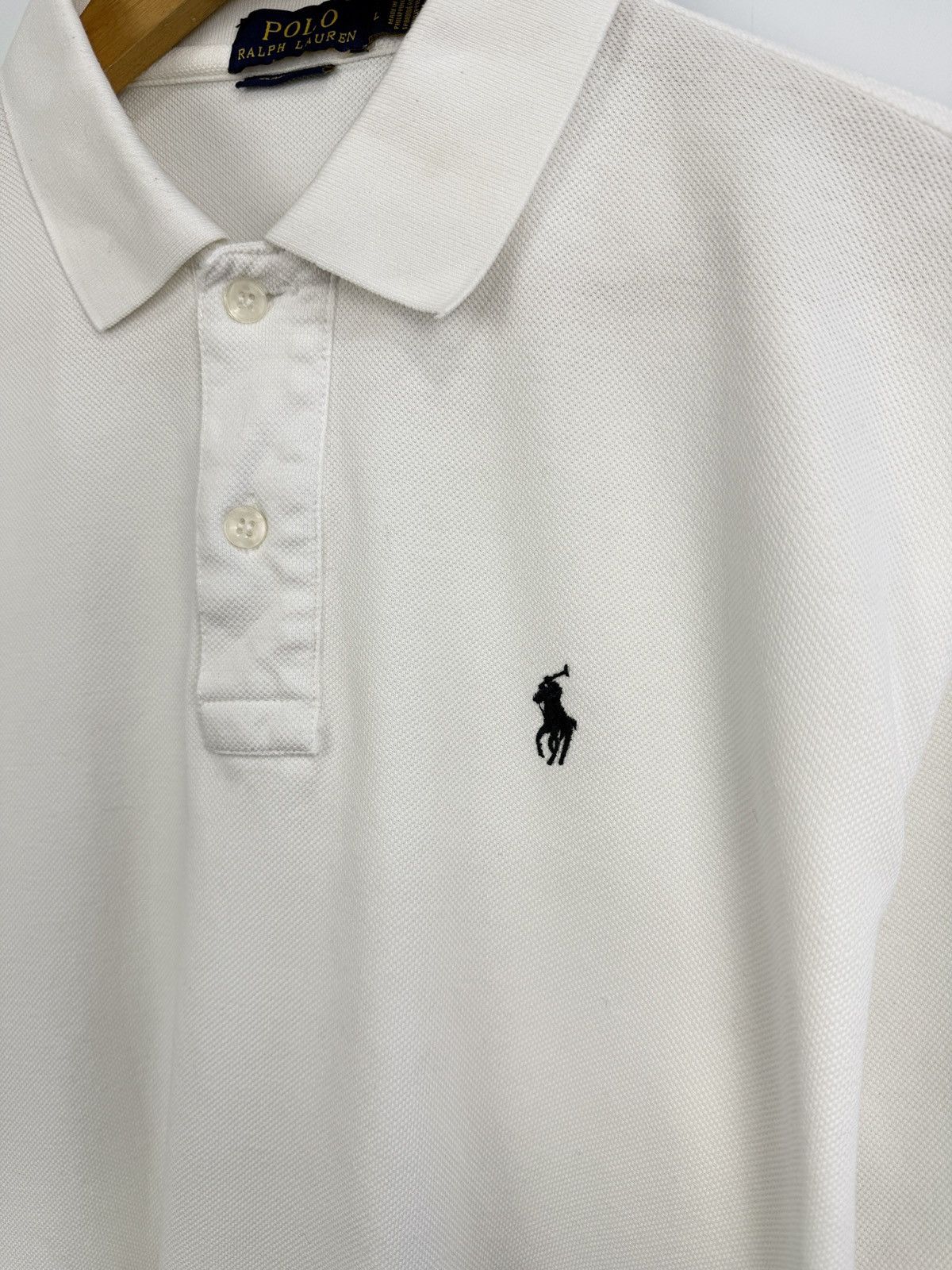 Polo Ralph Lauren 🇺🇸 Polo Ralph Lauren Classic Fit Polo T-Shirt Rare Chief Keef Size US L / EU 52-54 / 3 - 6 Thumbnail