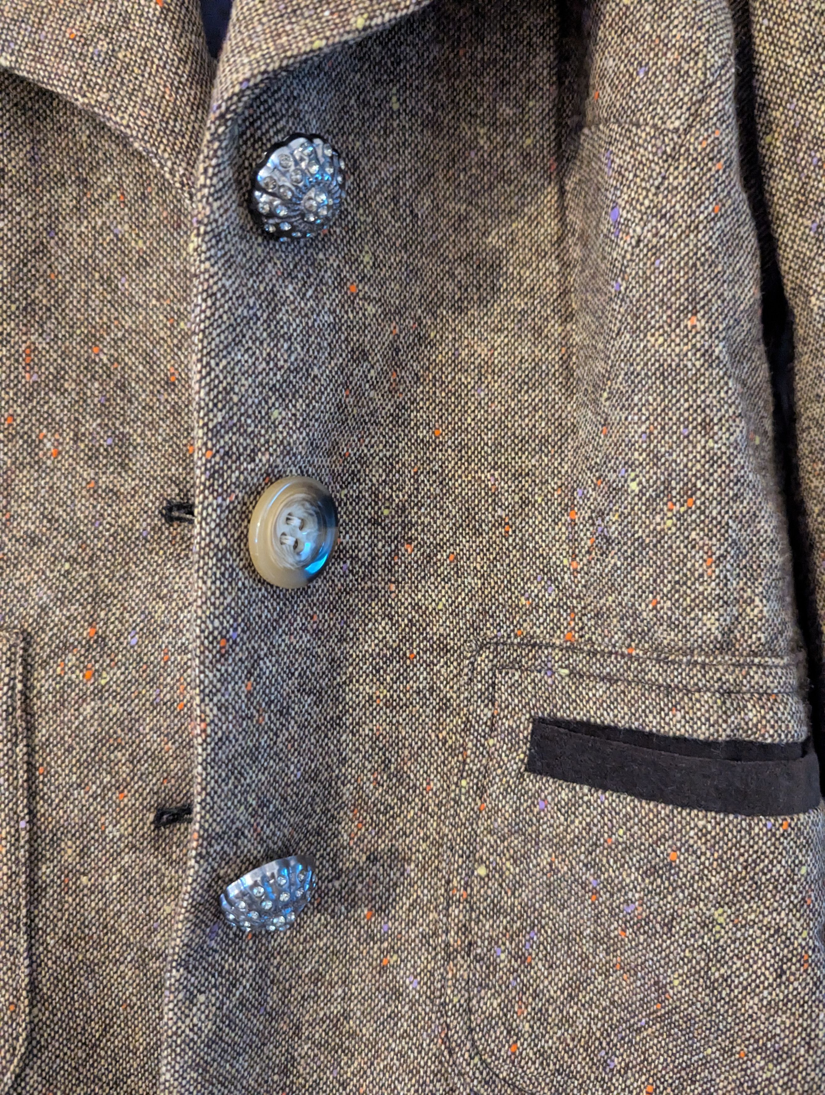 Dolce & Gabbana Dolce and Gabbana tweed wool jacket Small Size S / US 4 / IT 40 - 2 Thumbnail