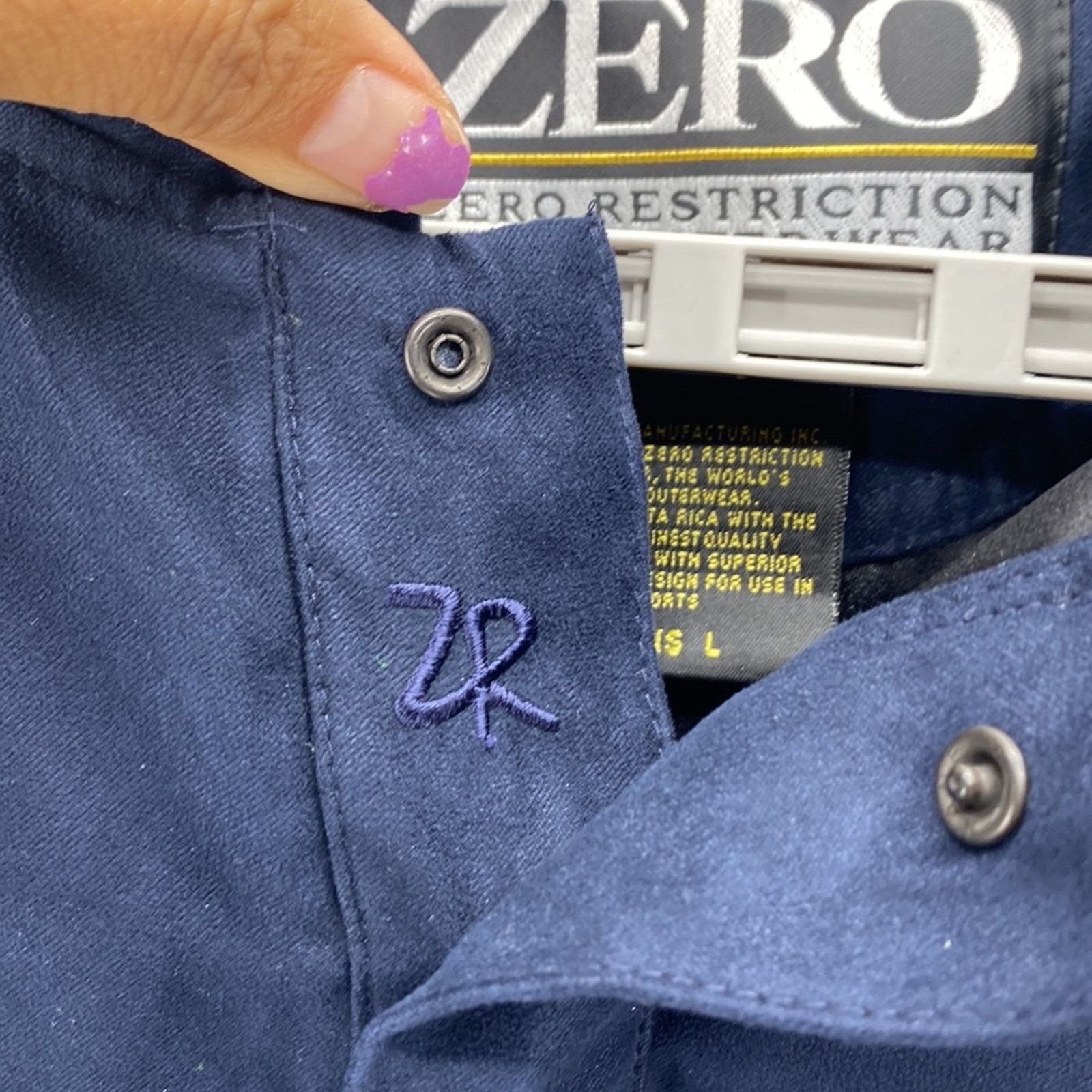 Other Zero Restriction Golf Outerwear blue pullover jacket Sz l Size US L / EU 52-54 / 3 - 4 Thumbnail