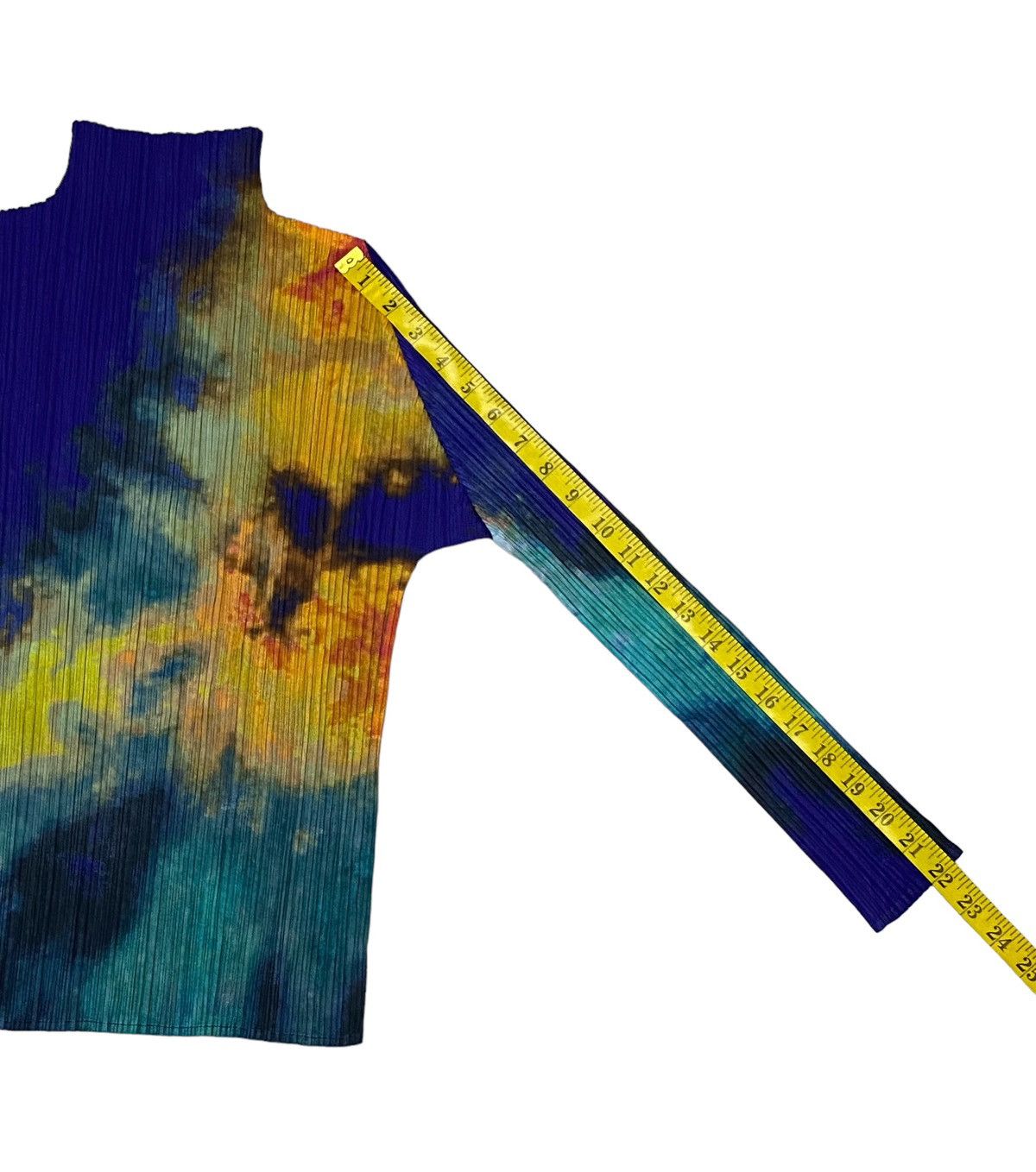 Issey Miyake × Pleats Please Issey Miyake Pleats Please Pleated Tie Dye Gradation Top Size M / US 6-8 / IT 42-44 - 9 Thumbnail