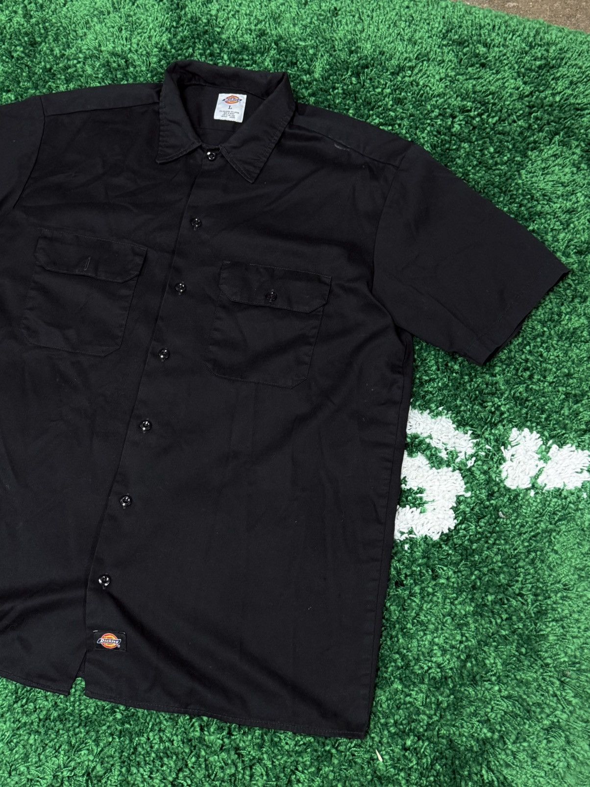 Dickies Dickies Black Work Shirt 874 Pocket Cargo Short Sleeve Size US L / EU 52-54 / 3 - 2 Thumbnail