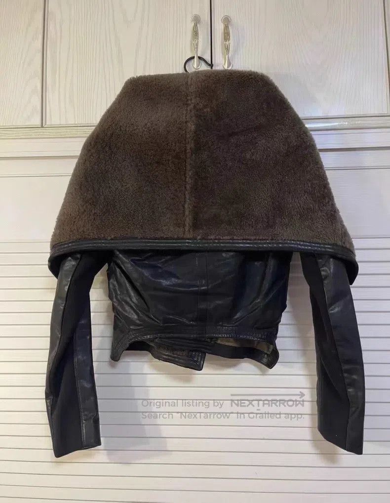 Rick Owens Rick Owens Fur and Leather Integrated Reversible Collar Ja Size S / US 4 / IT 40 - 3 Thumbnail