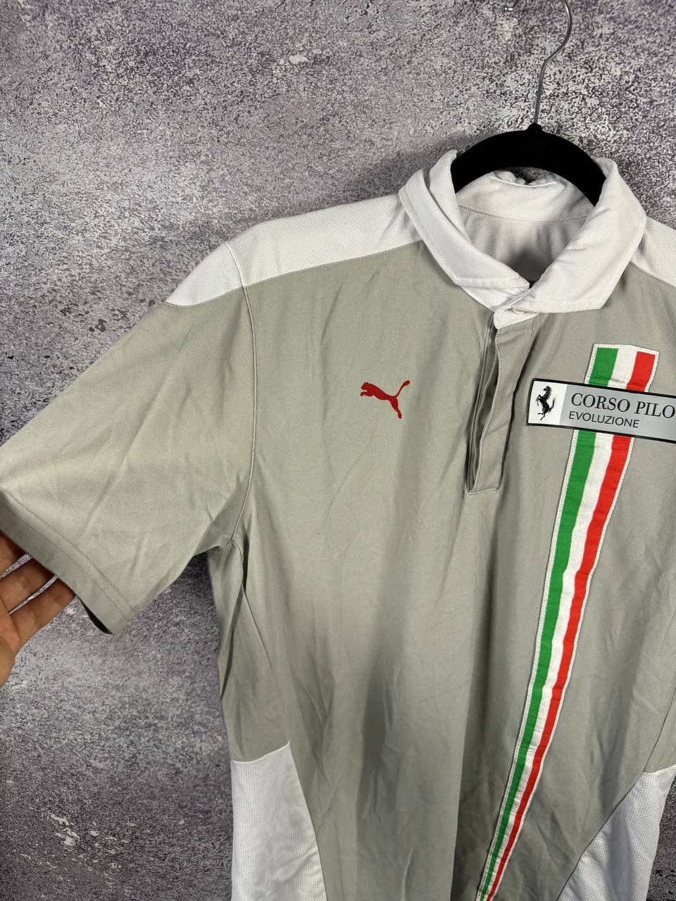 Ferrari × Formula 1 × Puma Vintage Puma Ferraru Corso Pilota Evoluzione Polo Shirt M sz Size US M / EU 48-50 / 2 - 5 Thumbnail